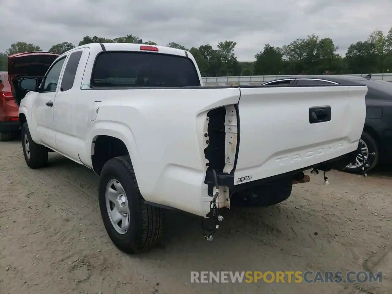 3 Photograph of a damaged car 5TFRX5GN9KX137496 TOYOTA TACOMA 2019