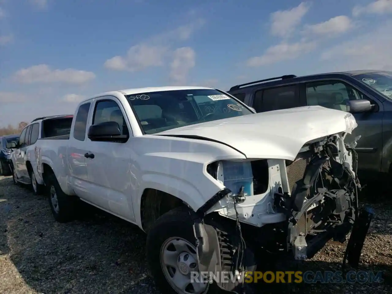 1 Photograph of a damaged car 5TFRX5GN9KX141094 TOYOTA TACOMA 2019