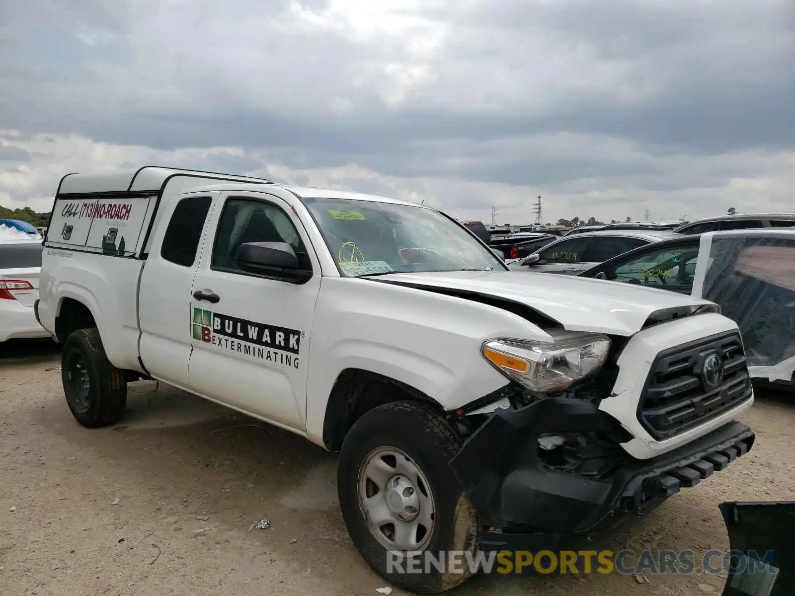 1 Photograph of a damaged car 5TFRX5GN9KX142763 TOYOTA TACOMA 2019