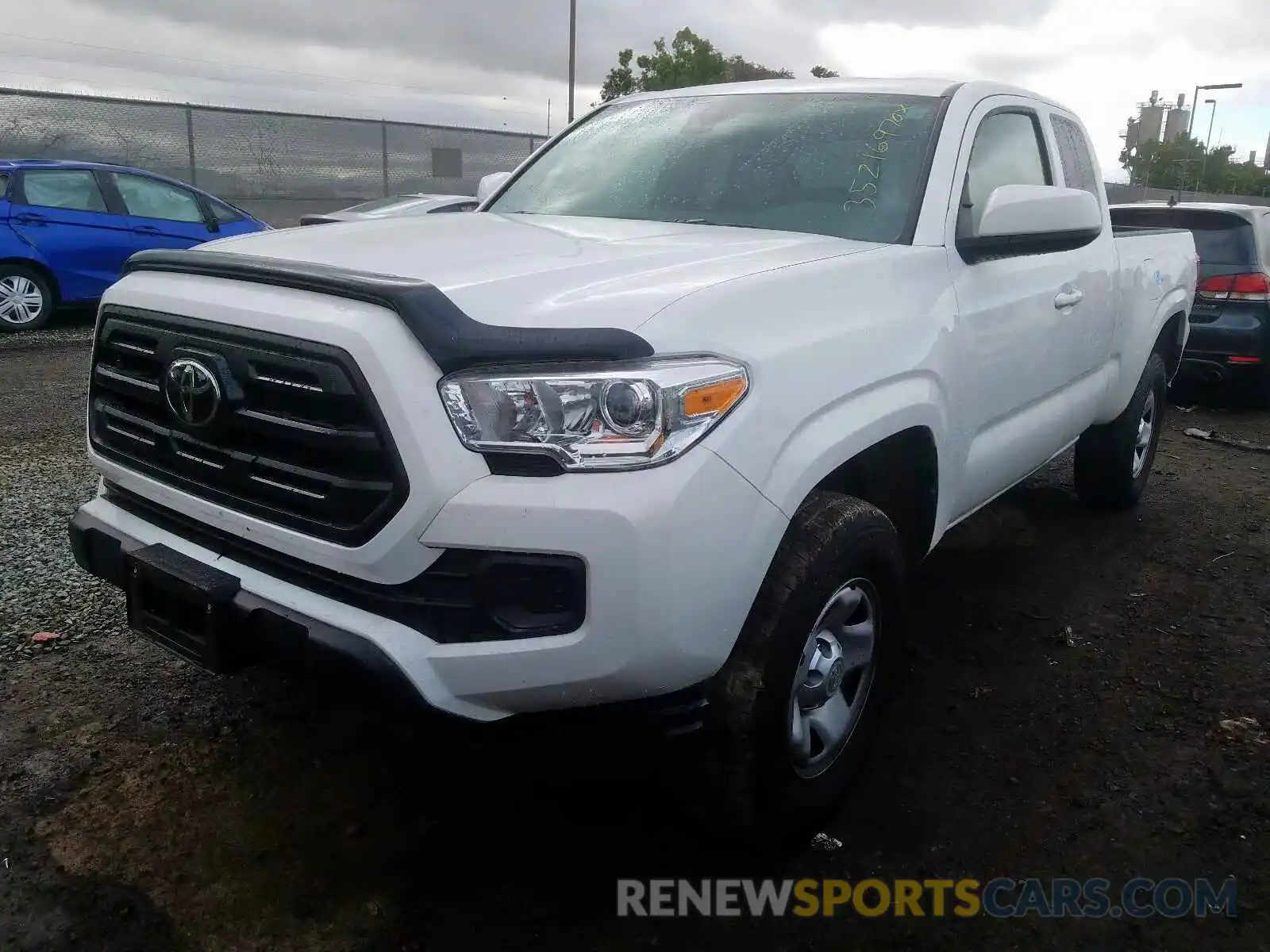 2 Photograph of a damaged car 5TFRX5GN9KX146585 TOYOTA TACOMA 2019