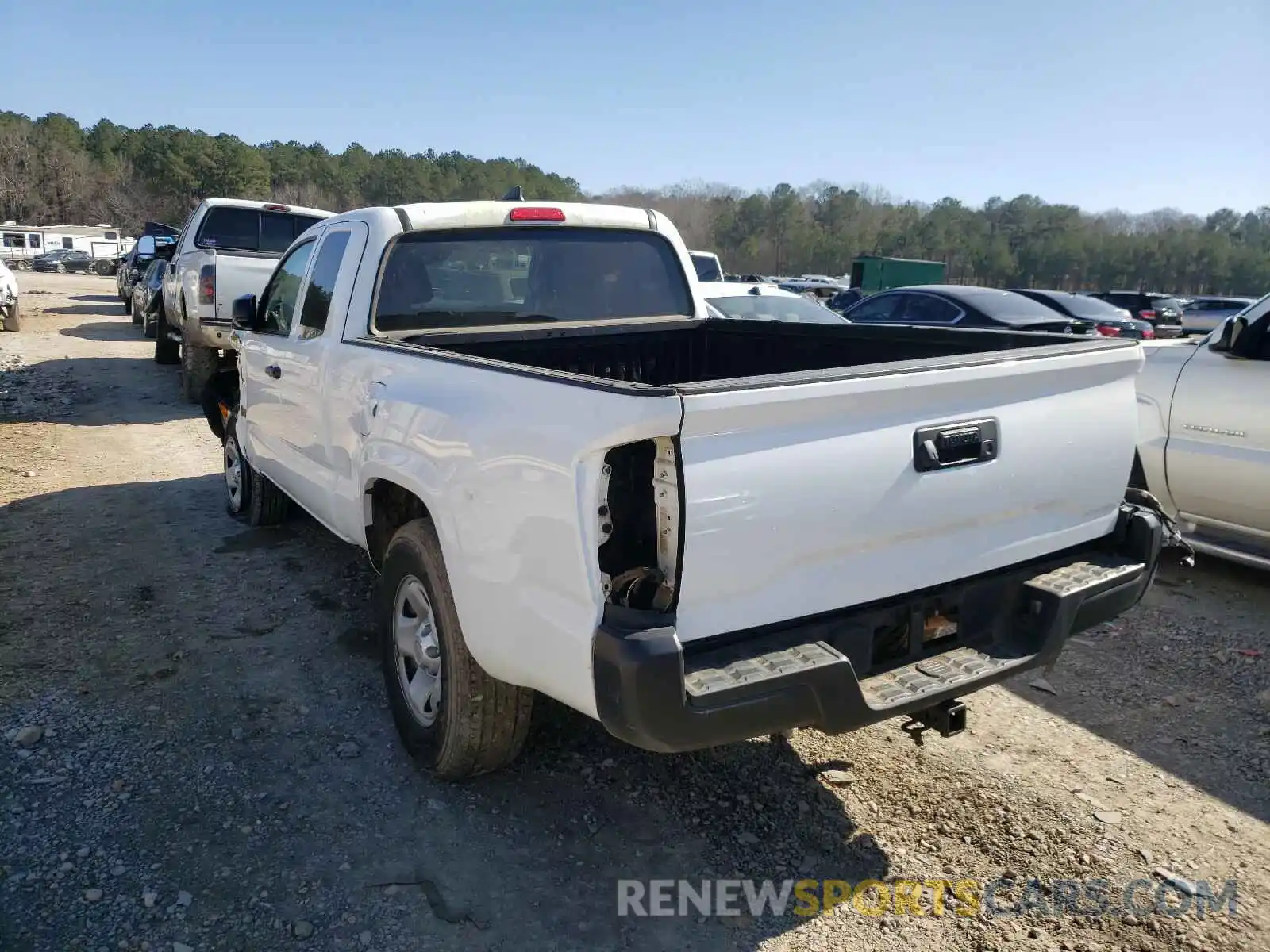 3 Photograph of a damaged car 5TFRX5GN9KX152371 TOYOTA TACOMA 2019