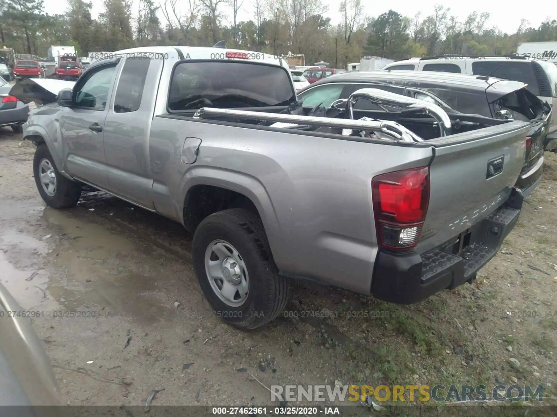 3 Photograph of a damaged car 5TFRX5GN9KX153424 TOYOTA TACOMA 2019