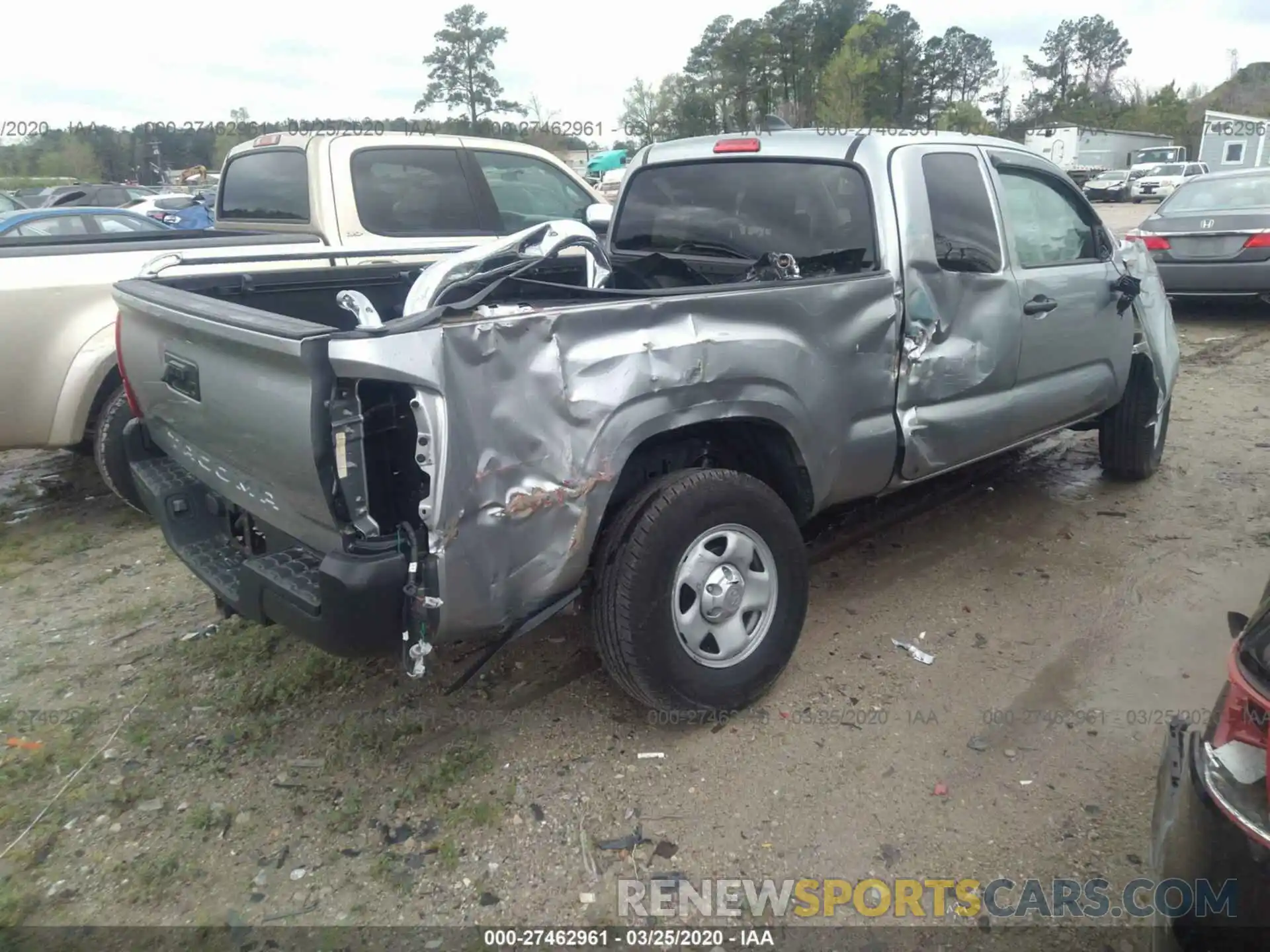 4 Photograph of a damaged car 5TFRX5GN9KX153424 TOYOTA TACOMA 2019