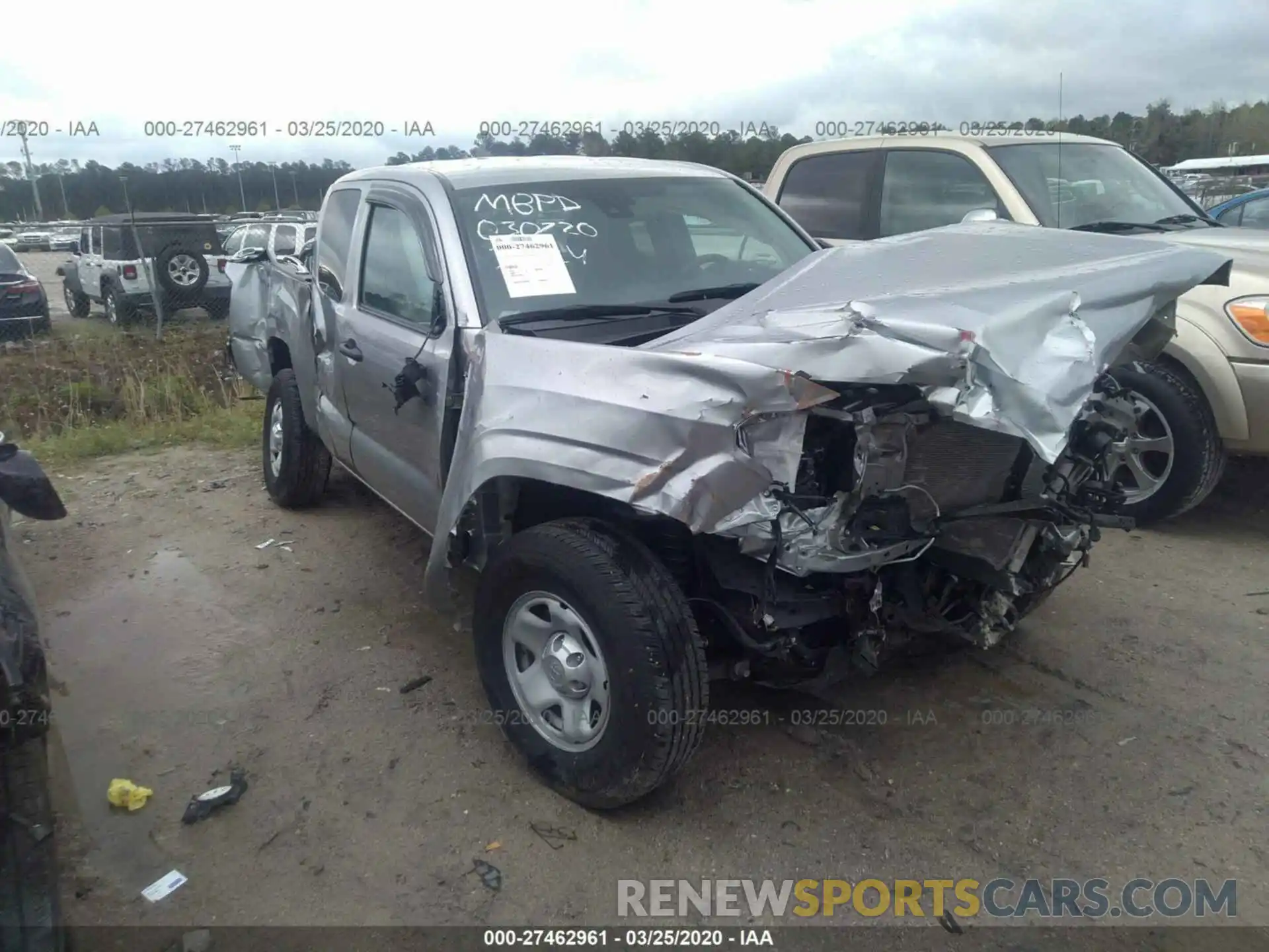 6 Photograph of a damaged car 5TFRX5GN9KX153424 TOYOTA TACOMA 2019