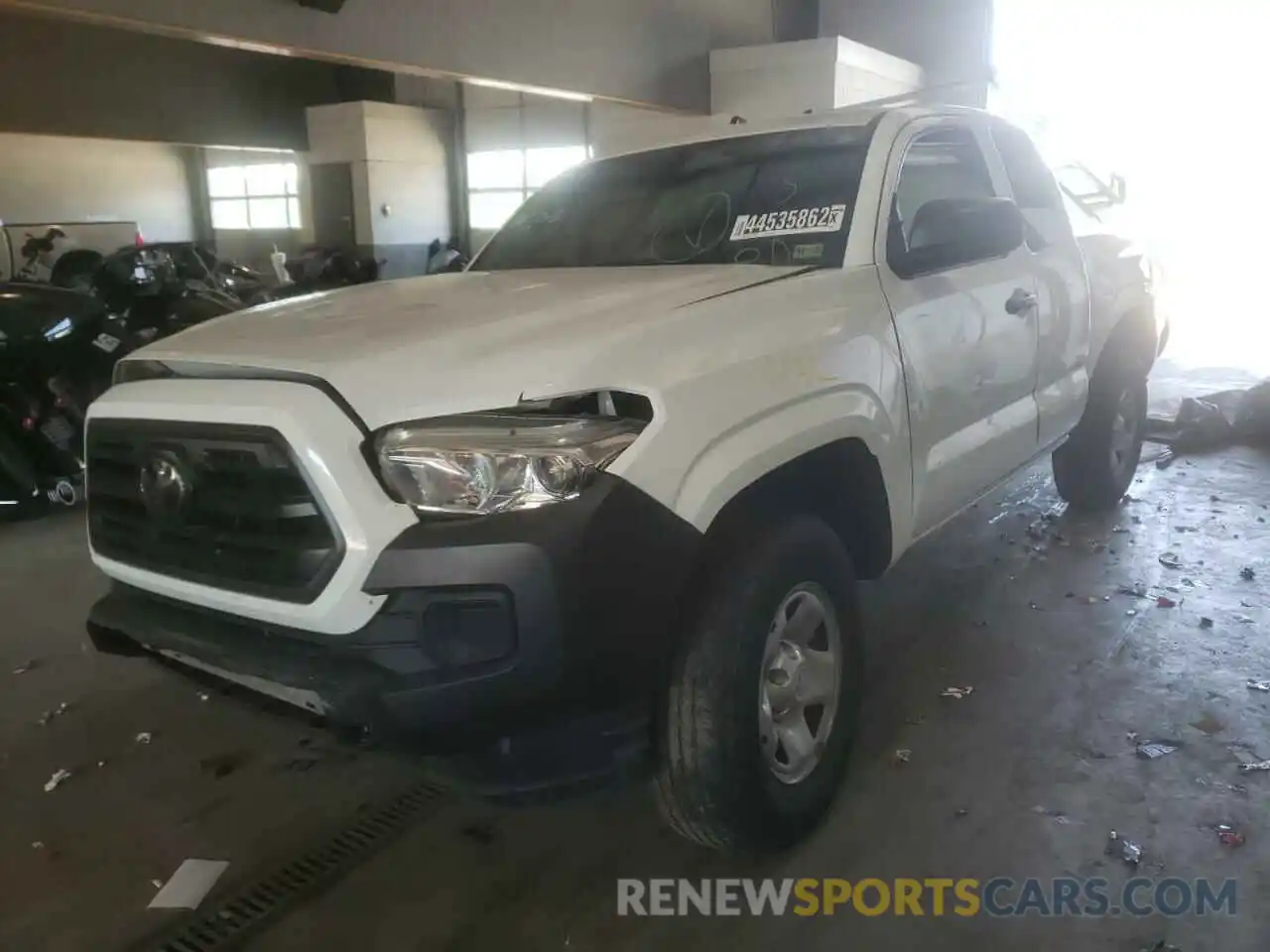 2 Photograph of a damaged car 5TFRX5GN9KX162866 TOYOTA TACOMA 2019