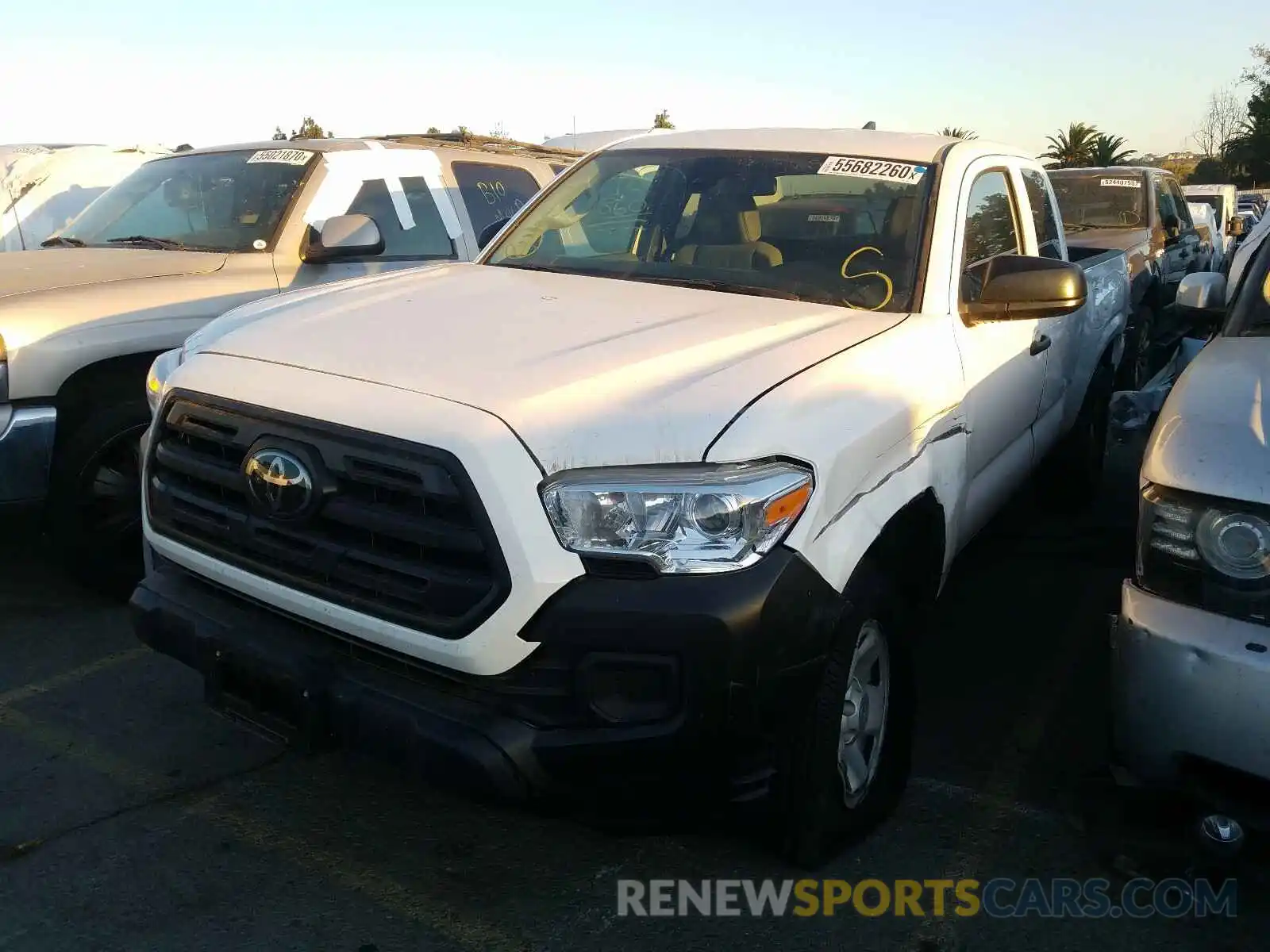 2 Photograph of a damaged car 5TFRX5GN9KX164522 TOYOTA TACOMA 2019