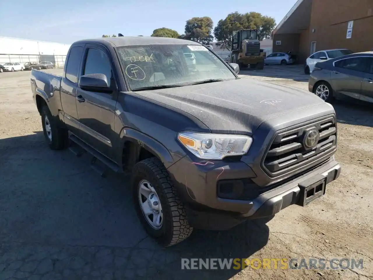 1 Photograph of a damaged car 5TFRX5GN9KX165041 TOYOTA TACOMA 2019