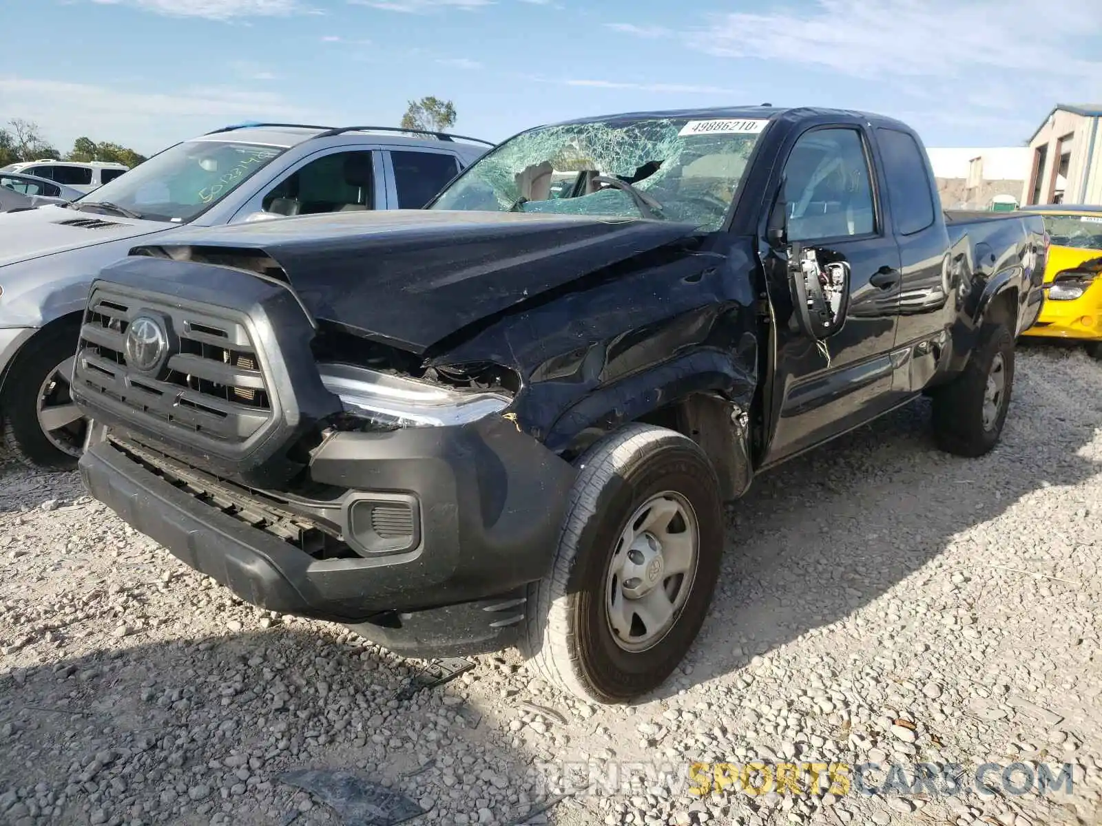 2 Photograph of a damaged car 5TFRX5GN9KX165055 TOYOTA TACOMA 2019