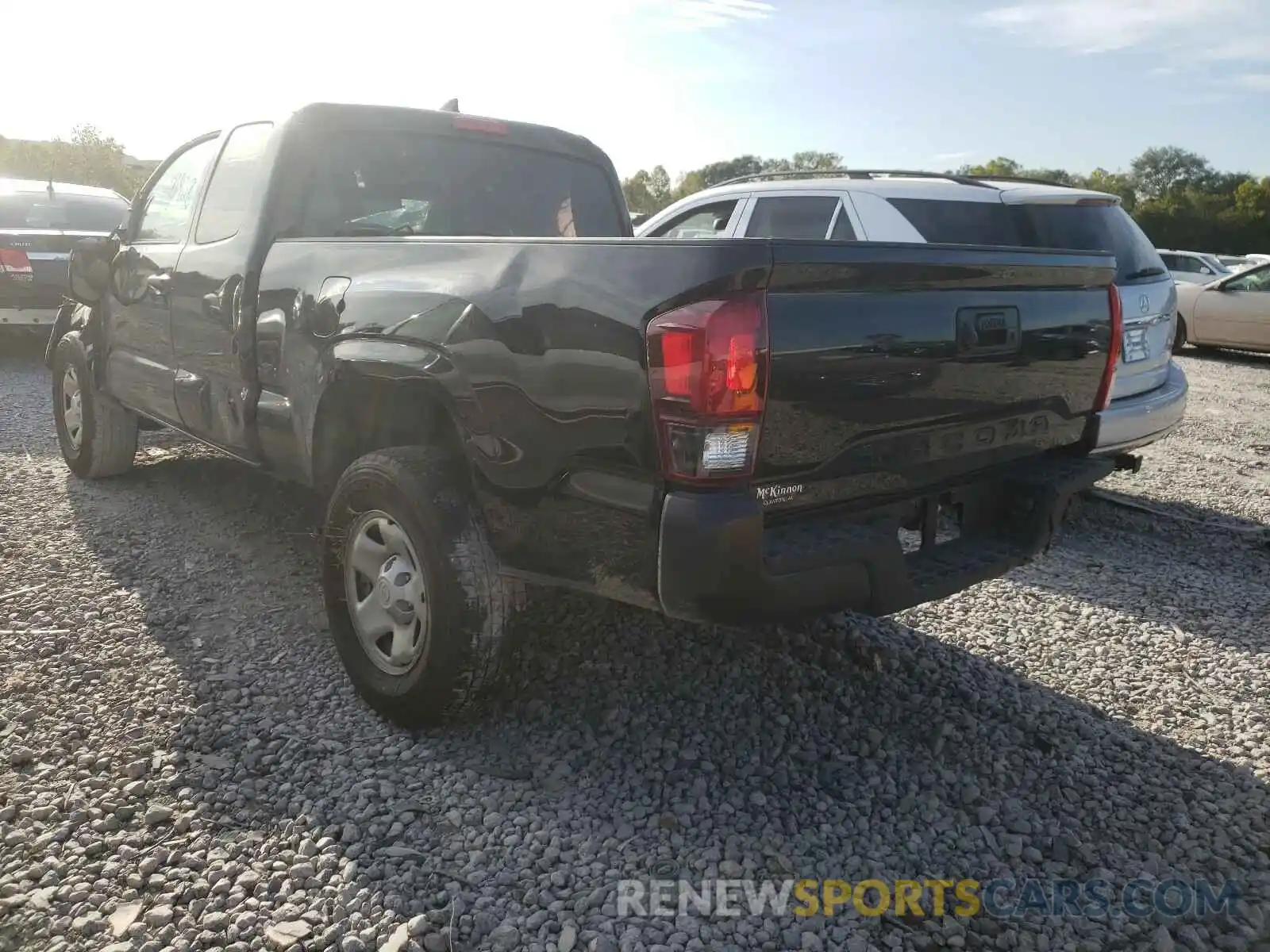 3 Photograph of a damaged car 5TFRX5GN9KX165055 TOYOTA TACOMA 2019