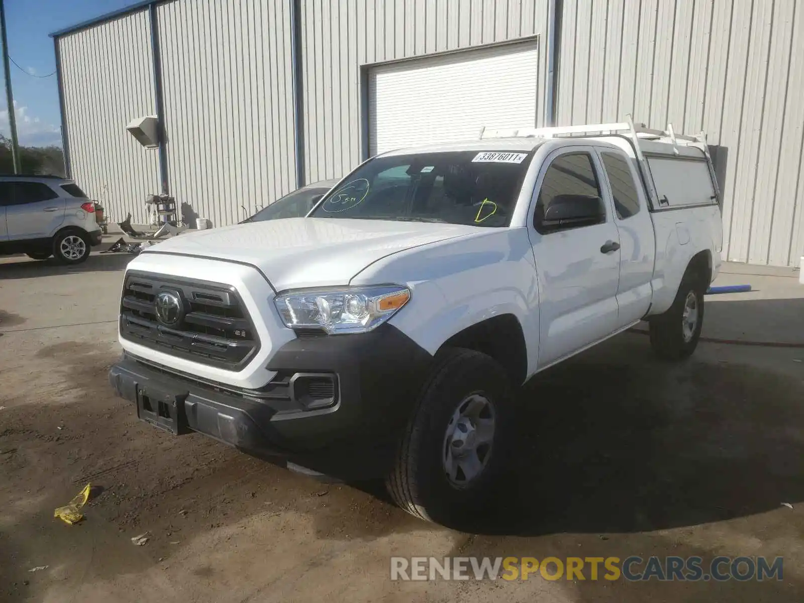 2 Photograph of a damaged car 5TFRX5GNXKX137653 TOYOTA TACOMA 2019