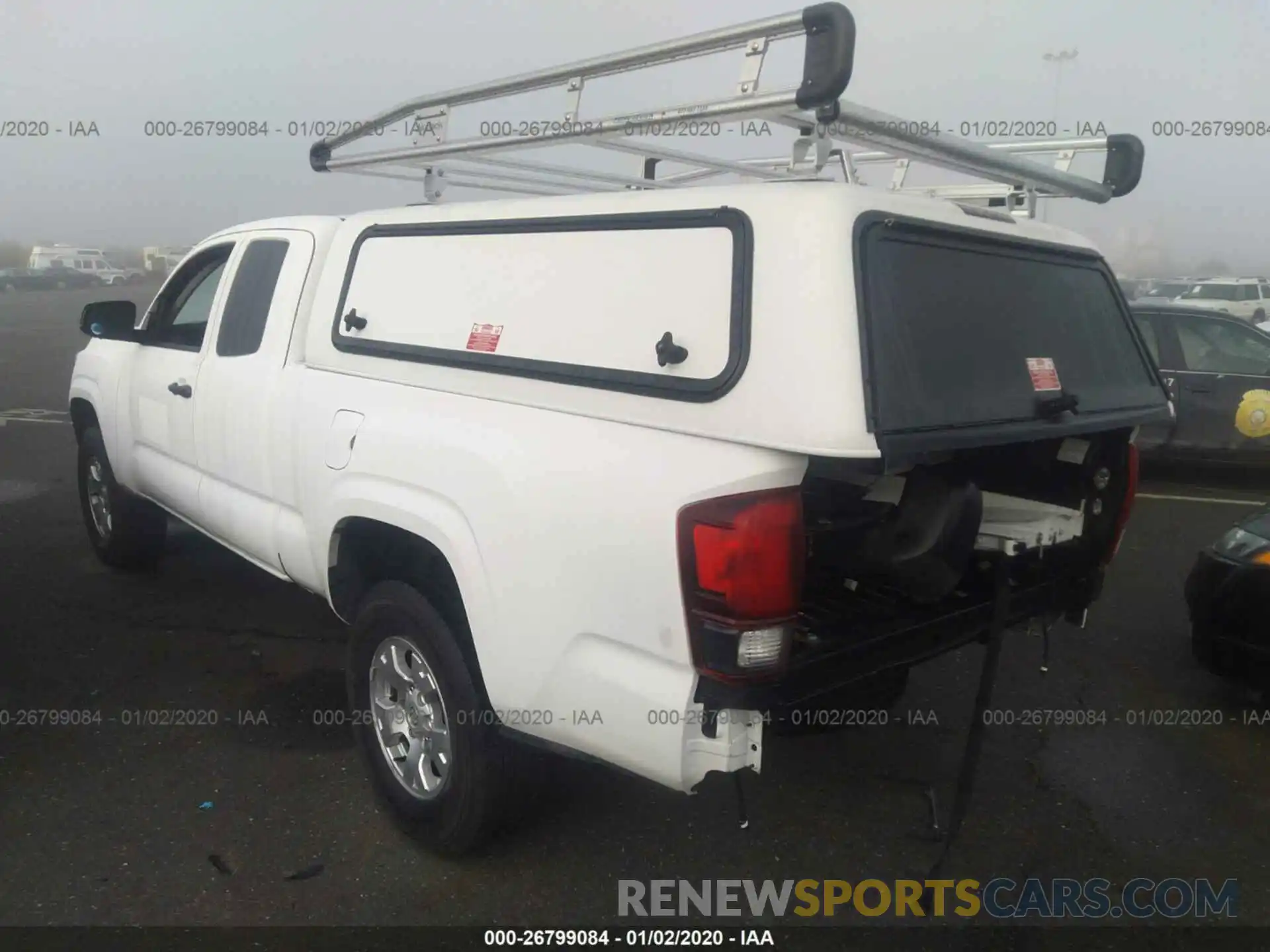 3 Photograph of a damaged car 5TFRX5GNXKX140990 TOYOTA TACOMA 2019