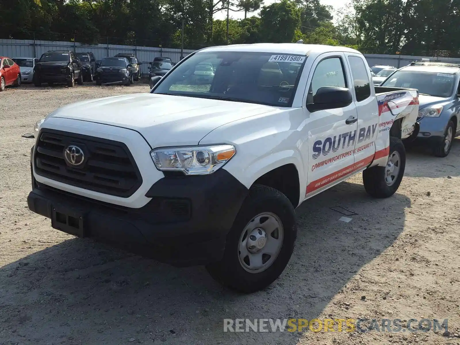 2 Photograph of a damaged car 5TFRX5GNXKX141220 TOYOTA TACOMA 2019