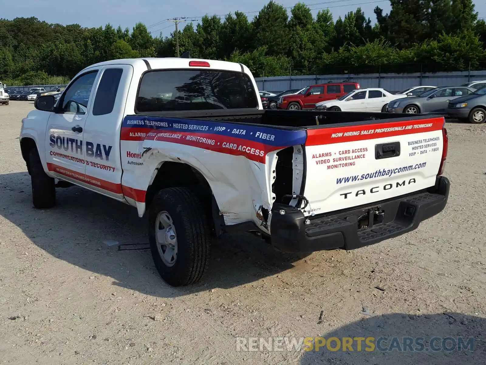 3 Photograph of a damaged car 5TFRX5GNXKX141220 TOYOTA TACOMA 2019