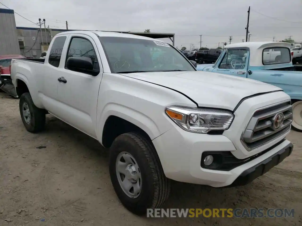 1 Photograph of a damaged car 5TFRX5GNXKX143534 TOYOTA TACOMA 2019