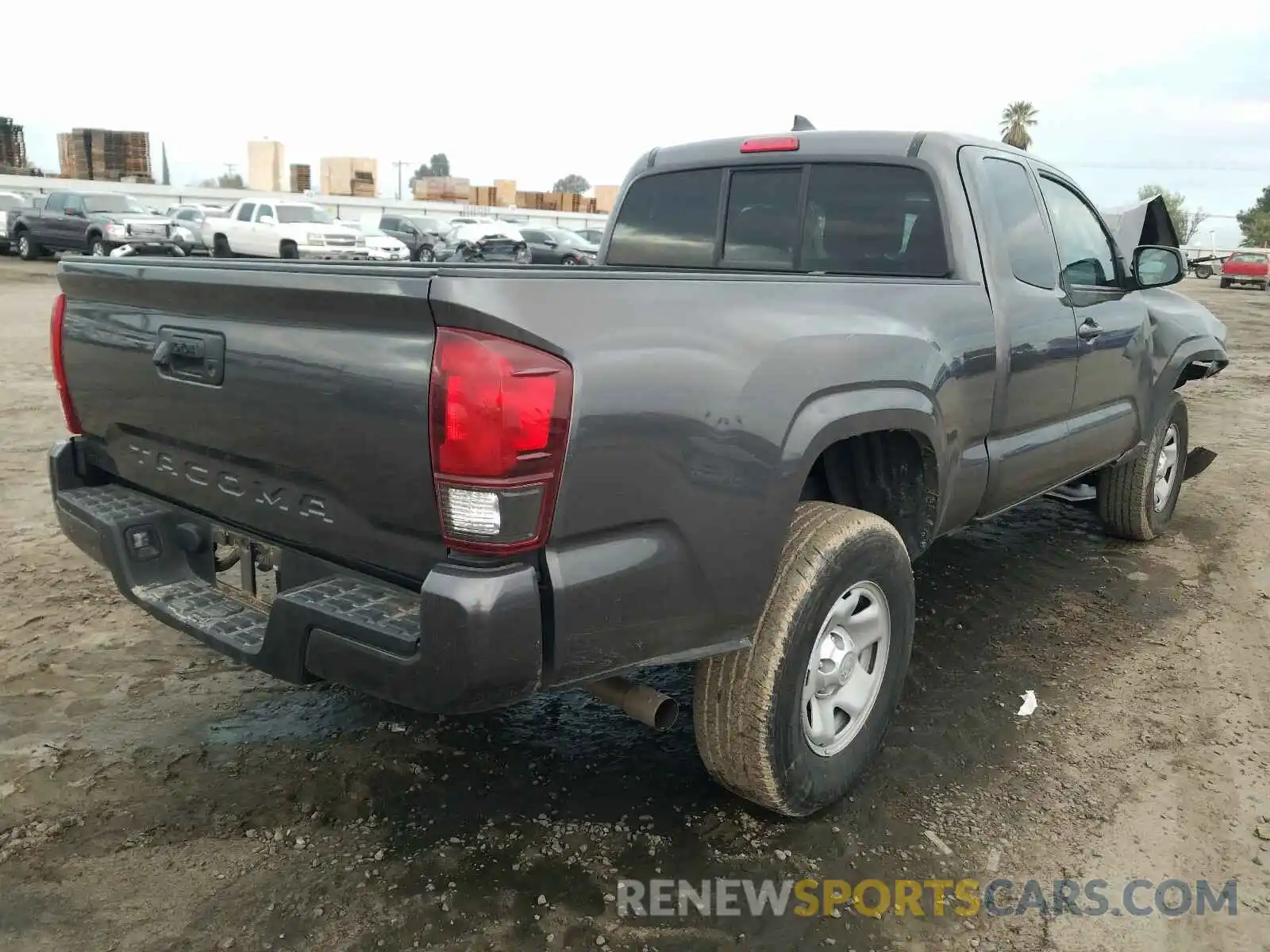 4 Photograph of a damaged car 5TFRX5GNXKX145655 TOYOTA TACOMA 2019