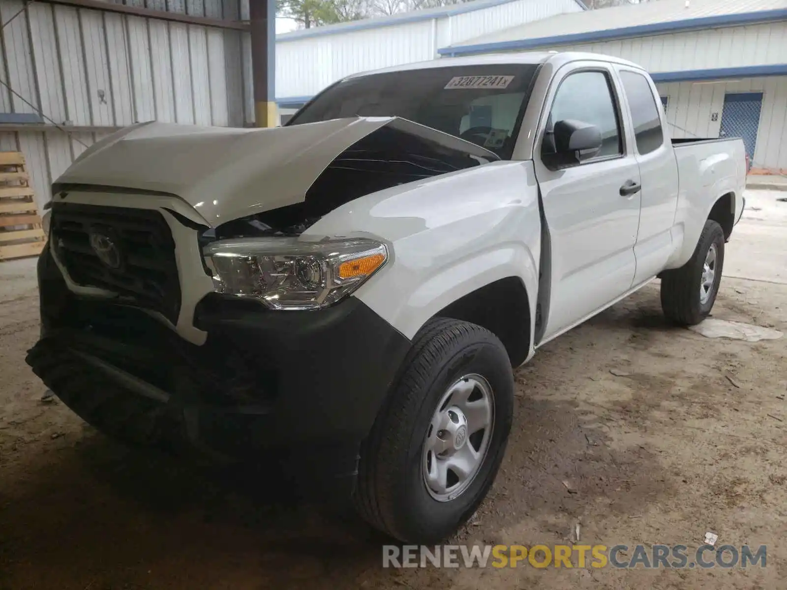 2 Photograph of a damaged car 5TFRX5GNXKX146210 TOYOTA TACOMA 2019