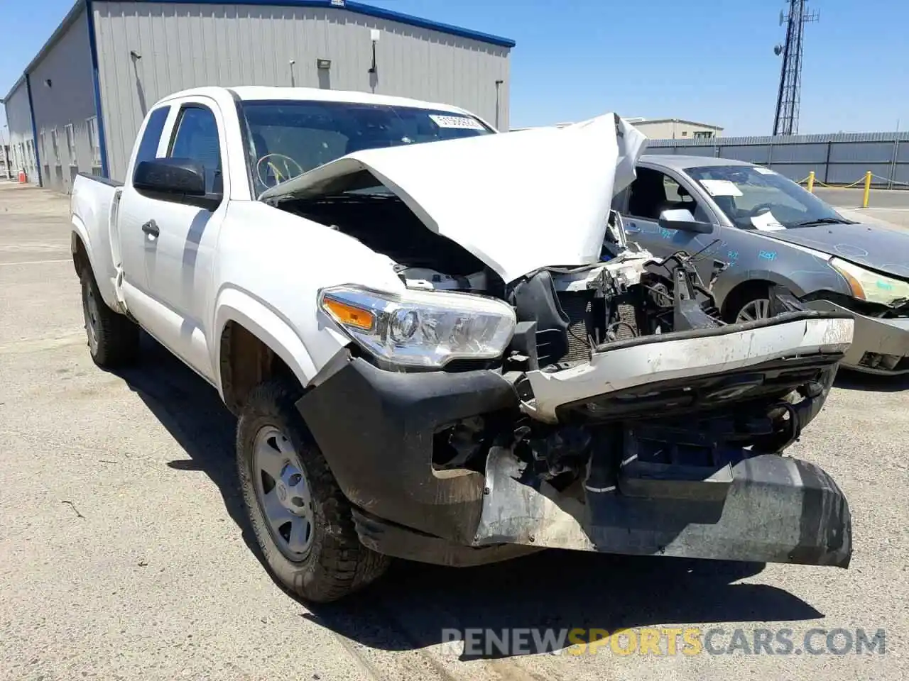 1 Photograph of a damaged car 5TFRX5GNXKX146918 TOYOTA TACOMA 2019