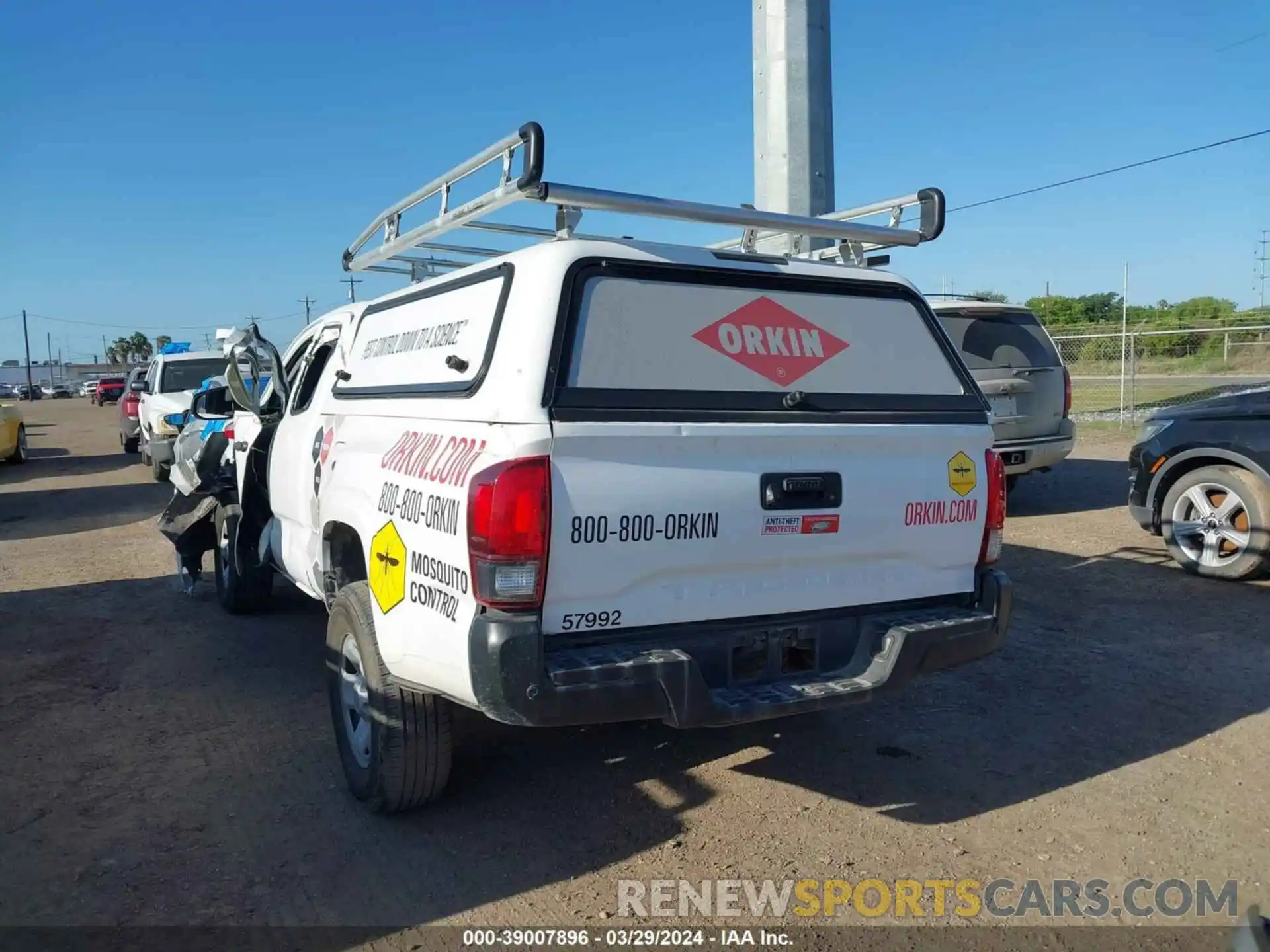 3 Photograph of a damaged car 5TFRX5GNXKX148149 TOYOTA TACOMA 2019