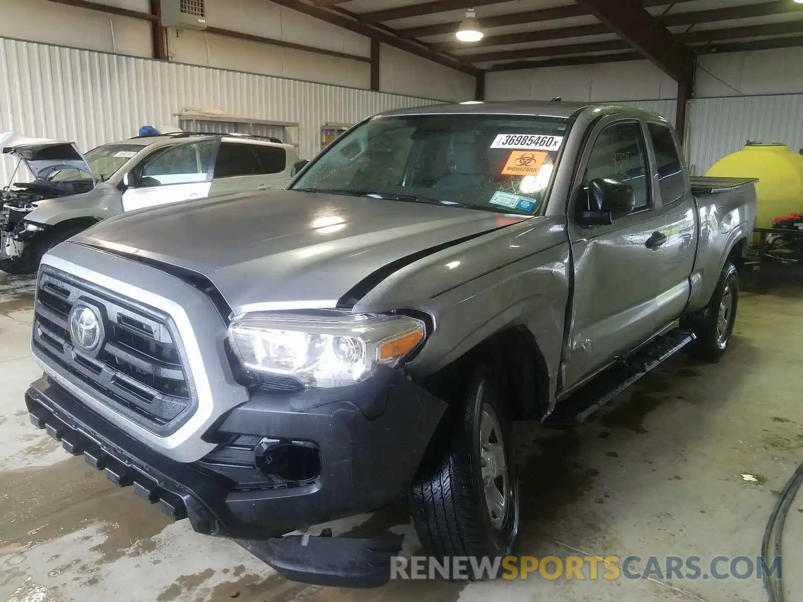 2 Photograph of a damaged car 5TFRX5GNXKX149222 TOYOTA TACOMA 2019