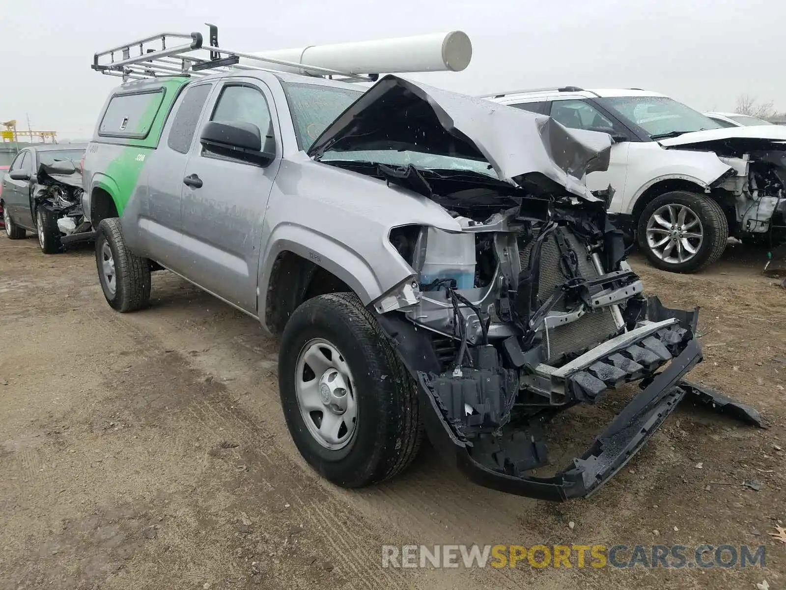 1 Photograph of a damaged car 5TFRX5GNXKX150371 TOYOTA TACOMA 2019