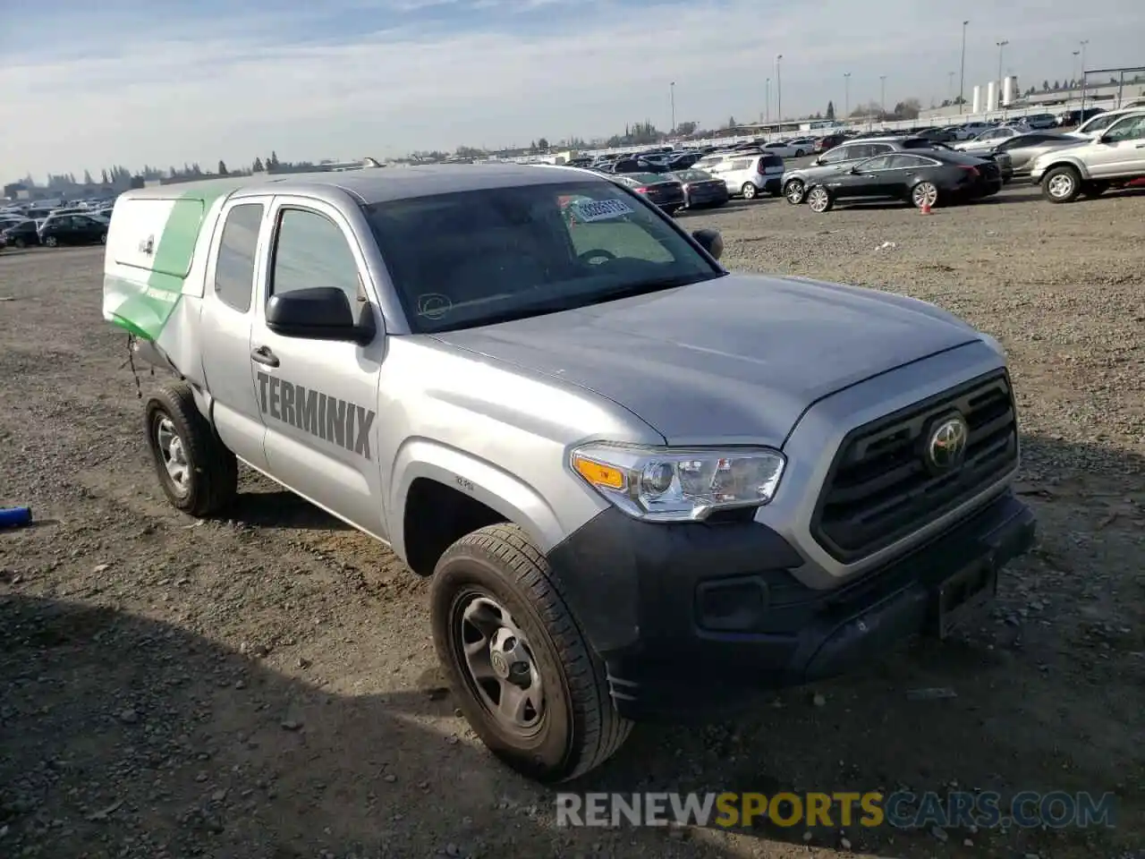 1 Photograph of a damaged car 5TFRX5GNXKX151648 TOYOTA TACOMA 2019