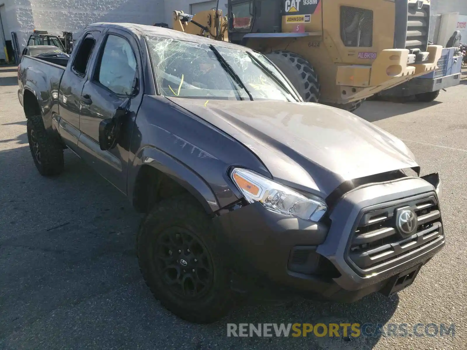 1 Photograph of a damaged car 5TFRX5GNXKX152332 TOYOTA TACOMA 2019