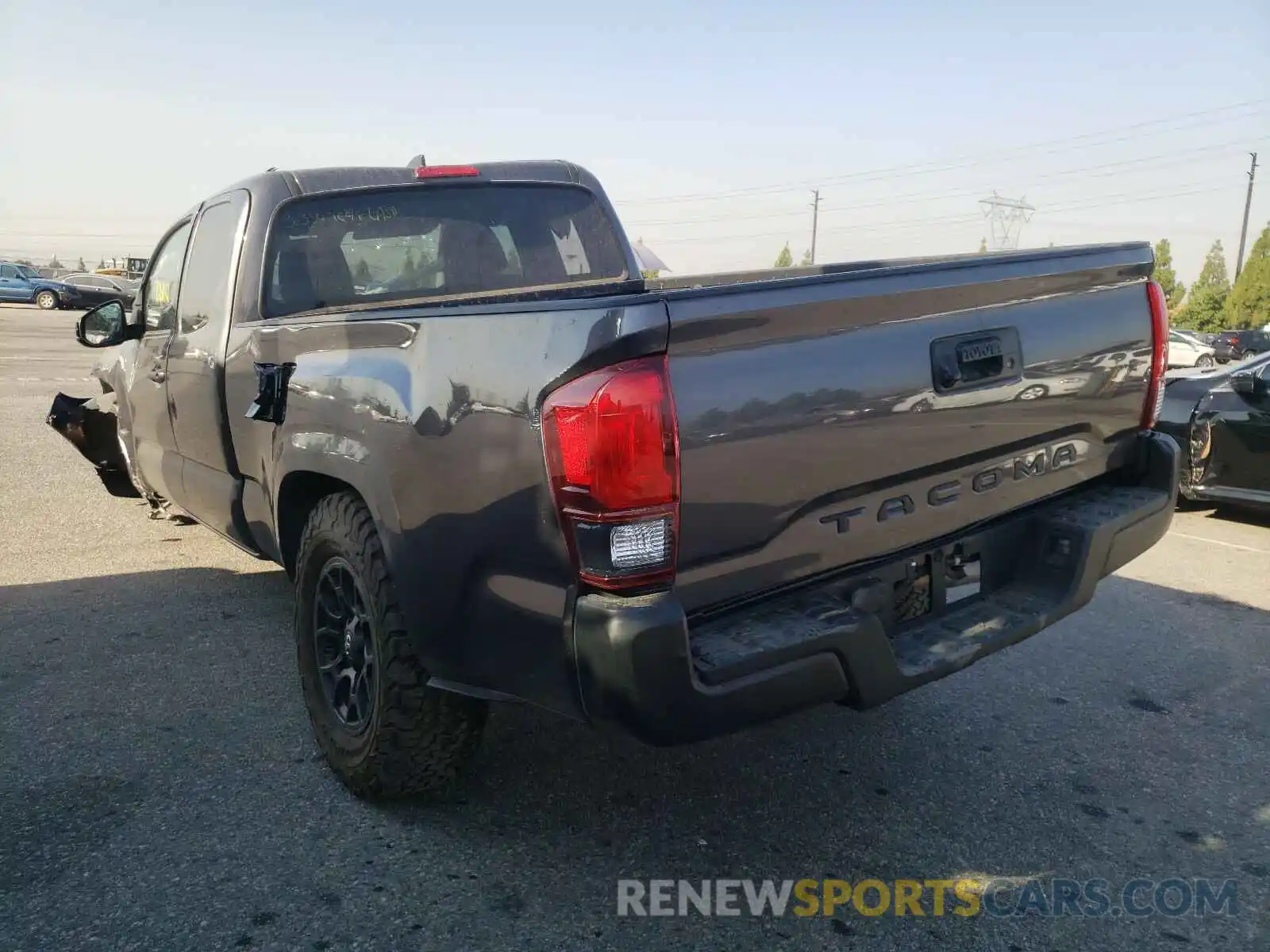 3 Photograph of a damaged car 5TFRX5GNXKX152332 TOYOTA TACOMA 2019