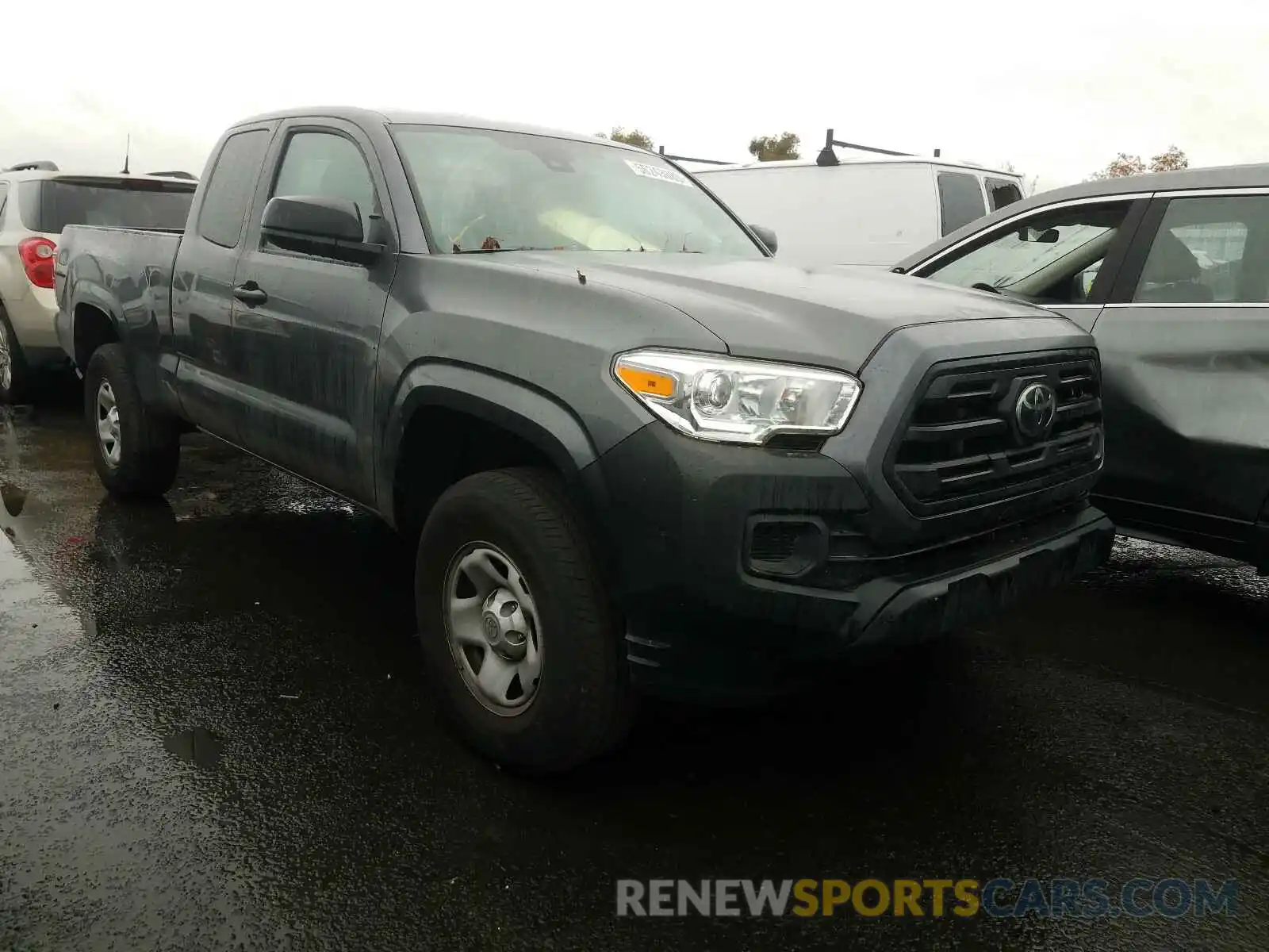 1 Photograph of a damaged car 5TFRX5GNXKX152444 TOYOTA TACOMA 2019