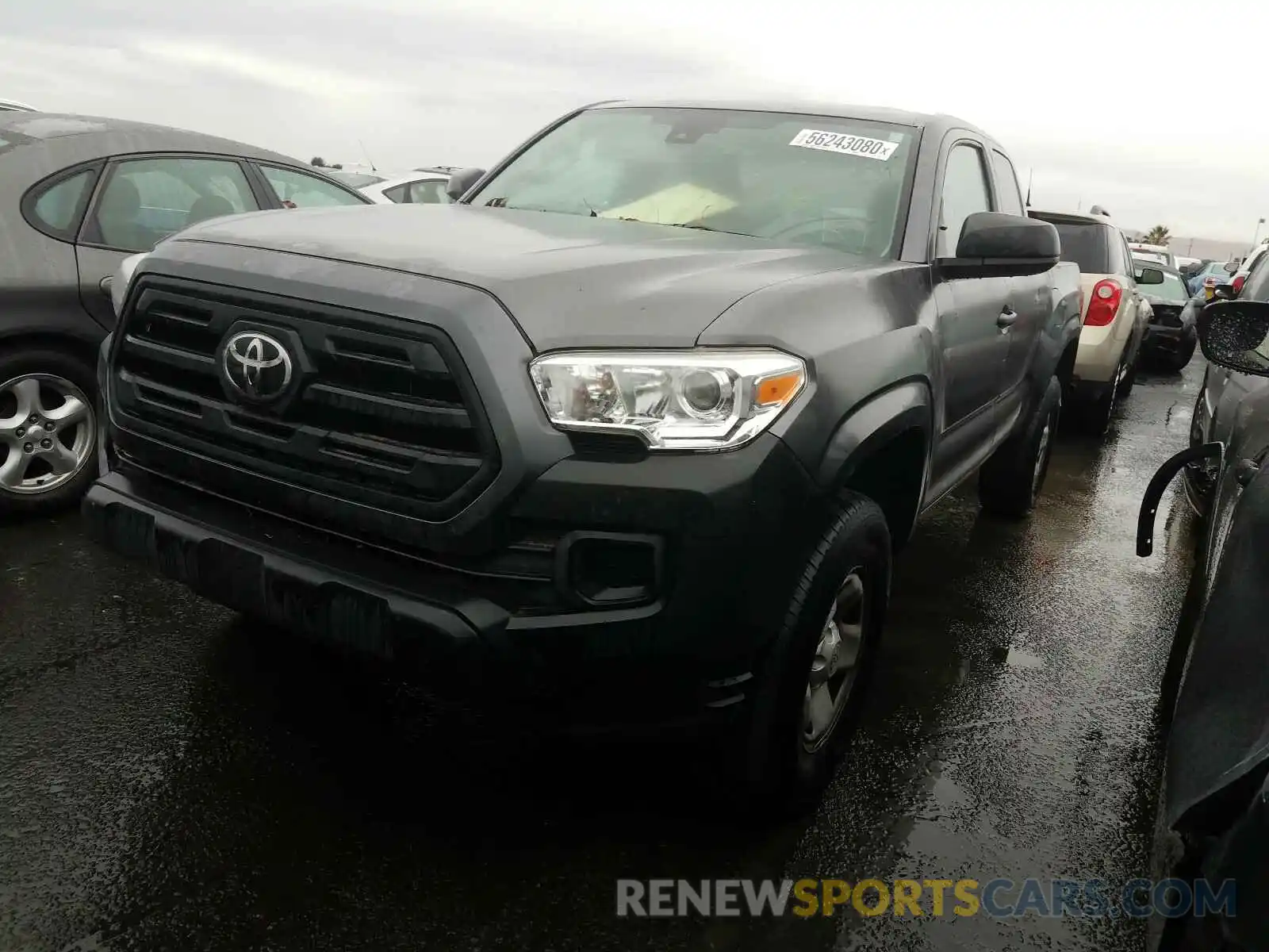 2 Photograph of a damaged car 5TFRX5GNXKX152444 TOYOTA TACOMA 2019