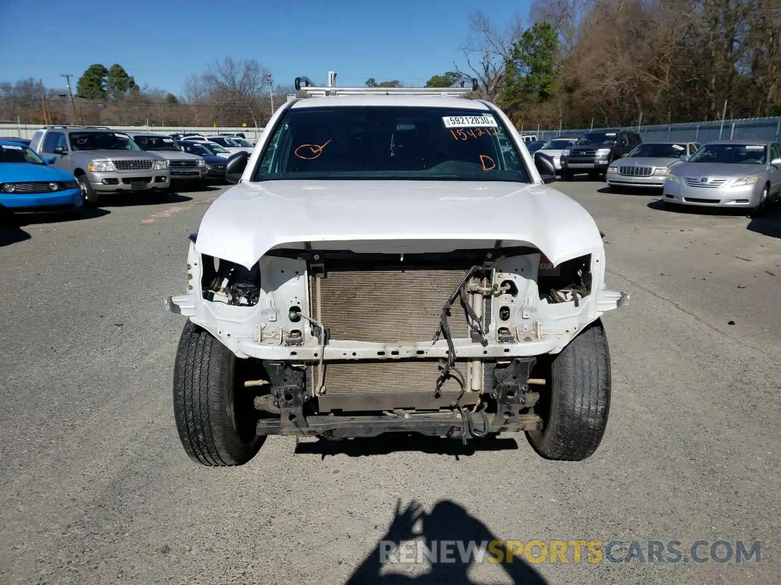 9 Photograph of a damaged car 5TFRX5GNXKX154212 TOYOTA TACOMA 2019