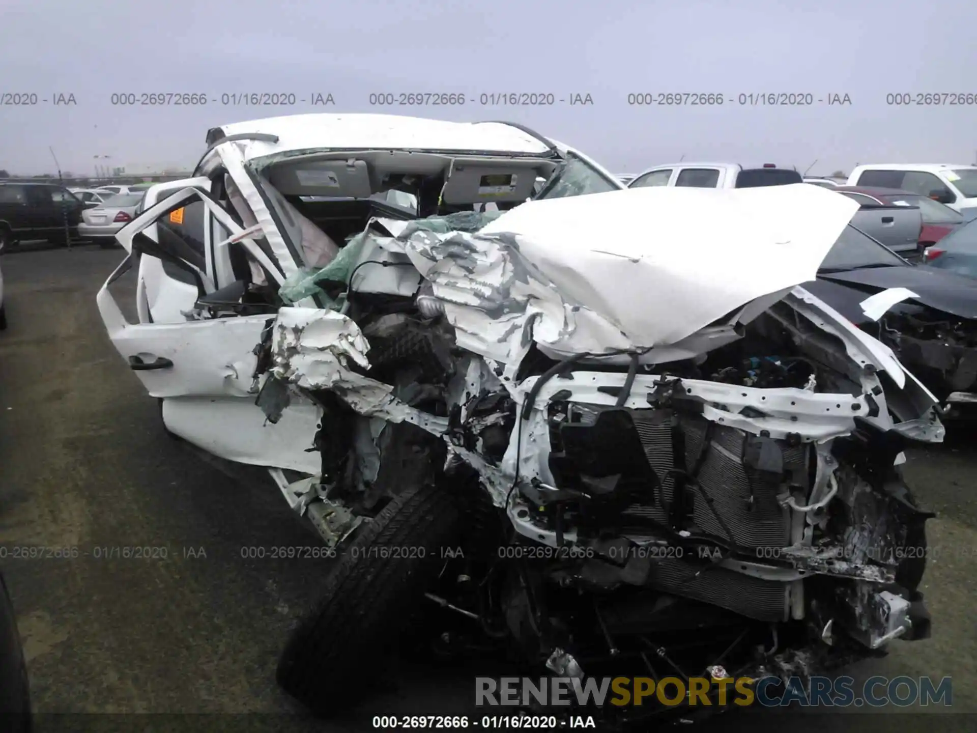 1 Photograph of a damaged car 5TFRX5GNXKX158499 TOYOTA TACOMA 2019