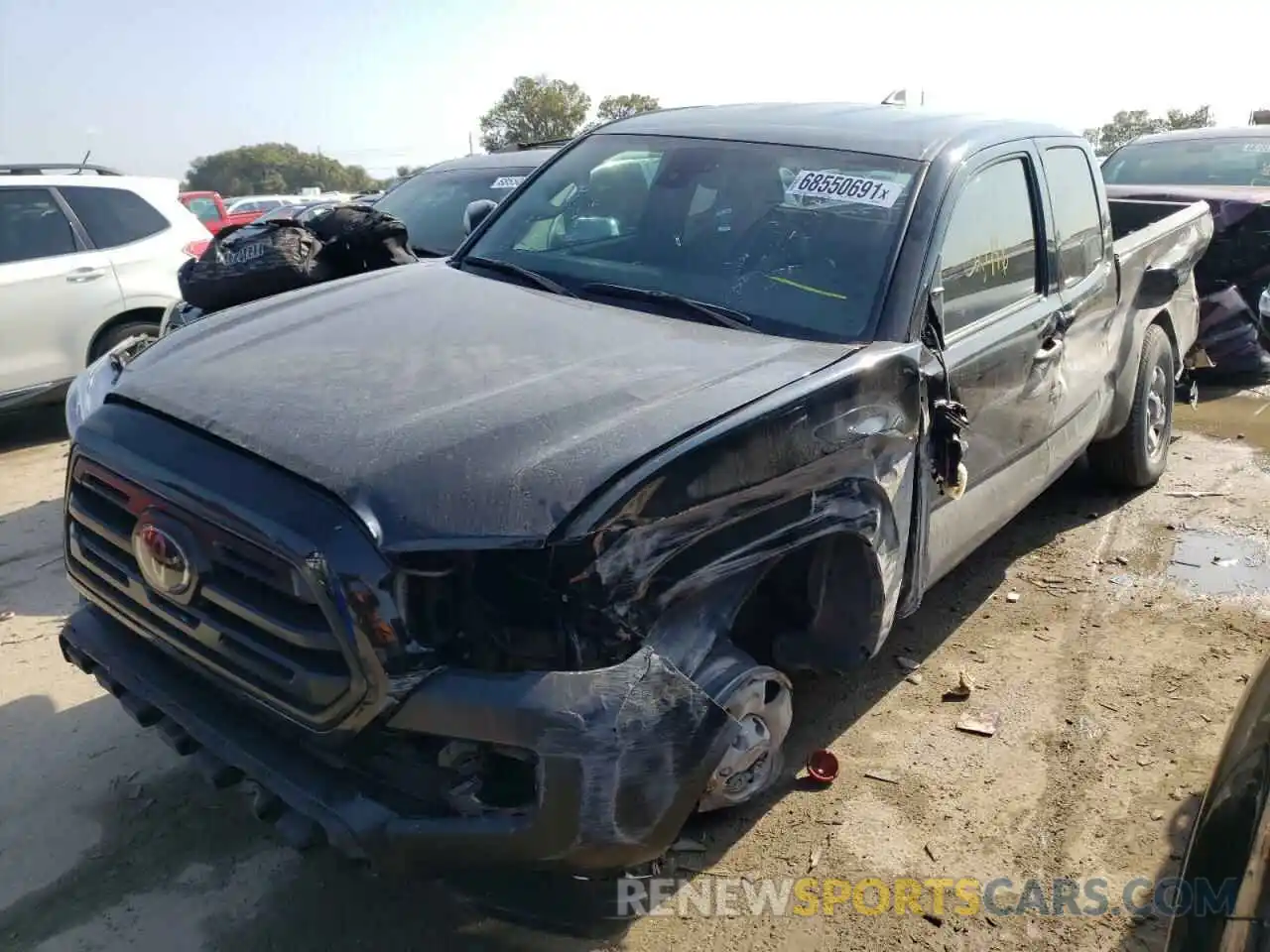 2 Photograph of a damaged car 5TFRX5GNXKX158891 TOYOTA TACOMA 2019