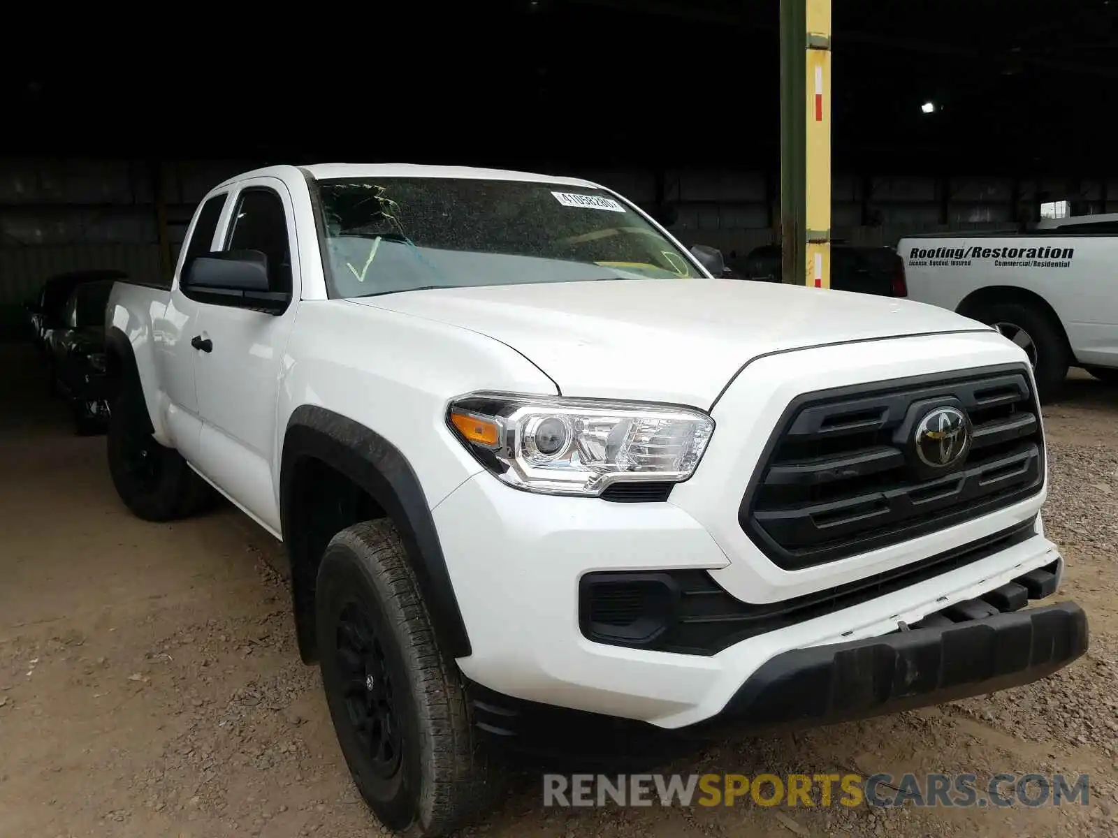 1 Photograph of a damaged car 5TFRZ5CN0KX073347 TOYOTA TACOMA 2019