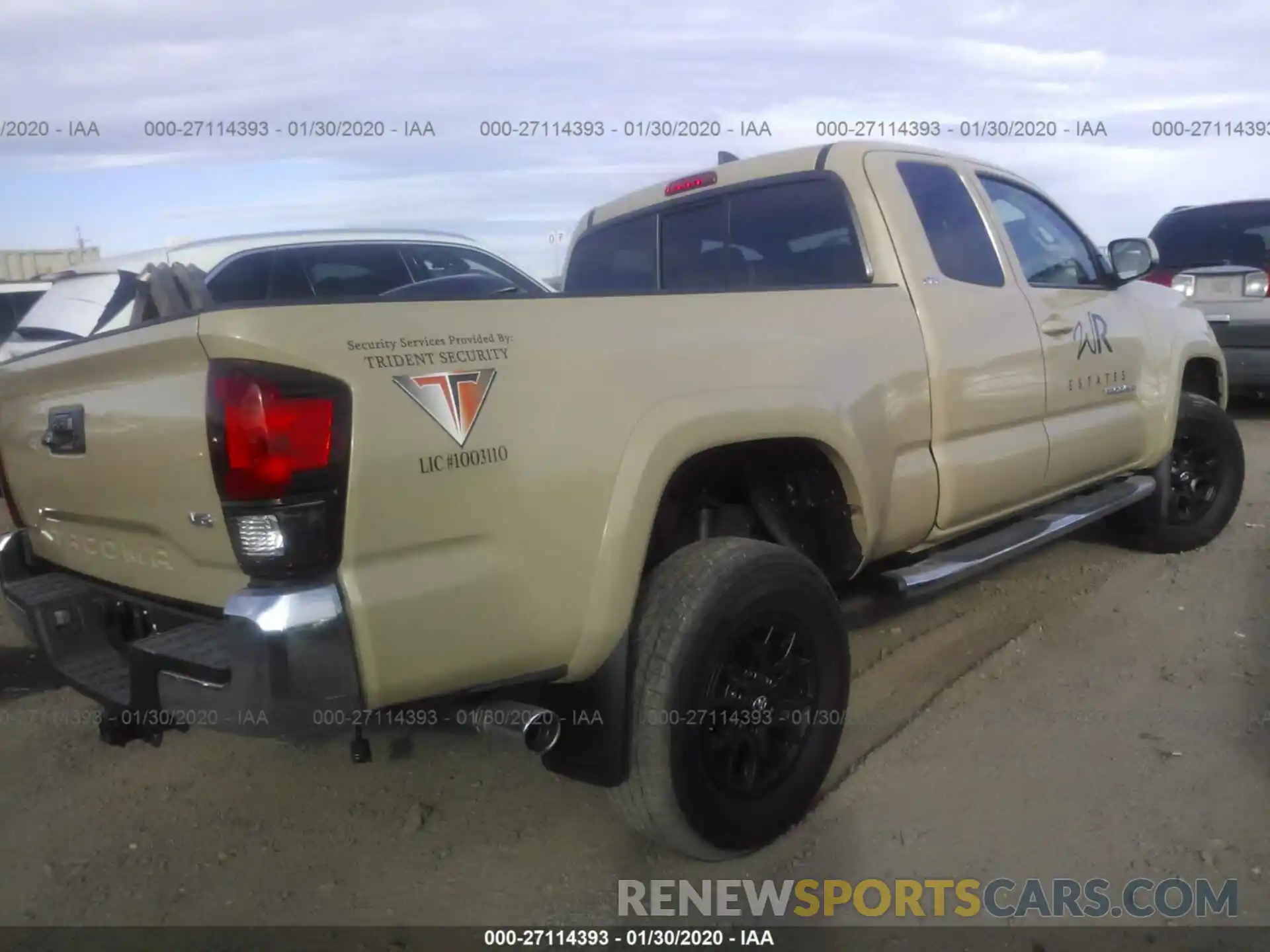 4 Photograph of a damaged car 5TFRZ5CN0KX086972 TOYOTA TACOMA 2019