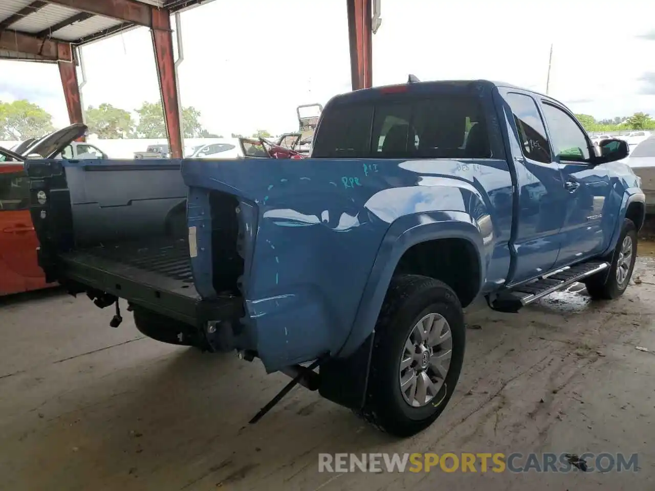 4 Photograph of a damaged car 5TFRZ5CN1KX074149 TOYOTA TACOMA 2019