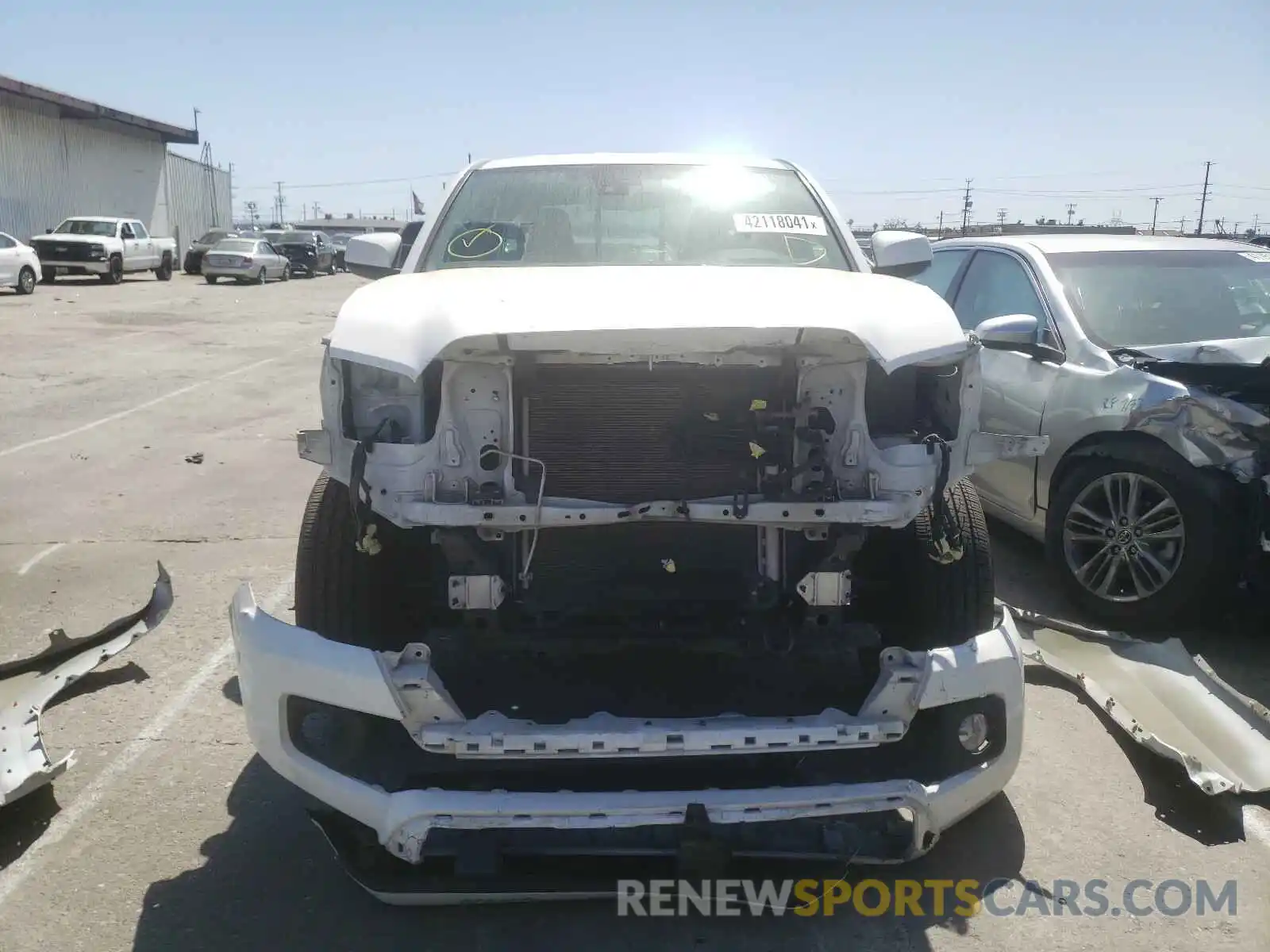 9 Photograph of a damaged car 5TFRZ5CN1KX079741 TOYOTA TACOMA 2019