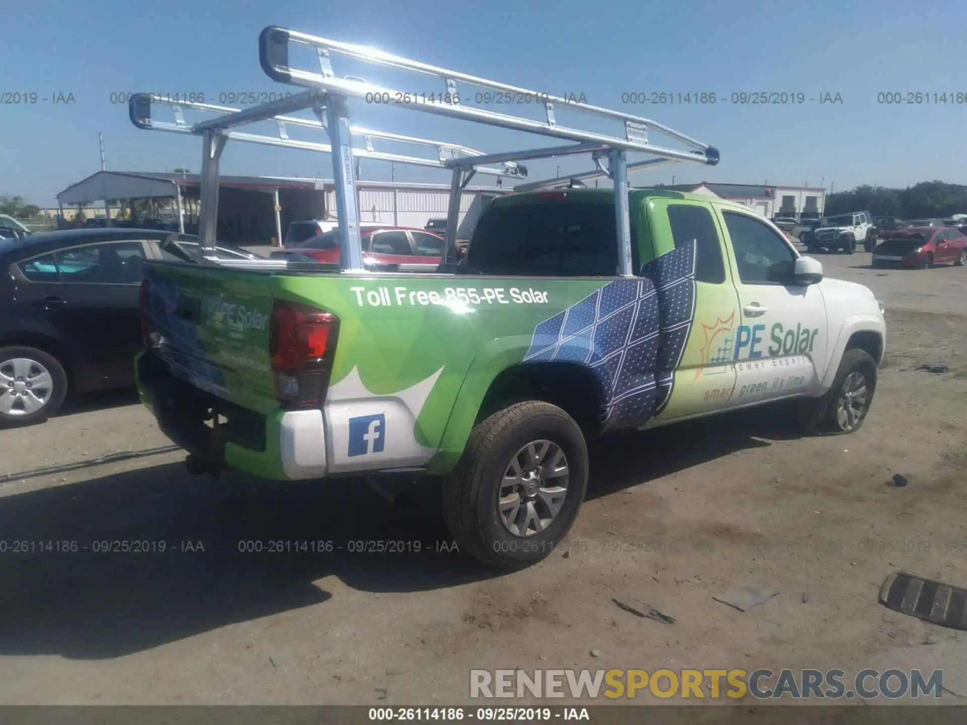 4 Photograph of a damaged car 5TFRZ5CN2KX073608 TOYOTA TACOMA 2019