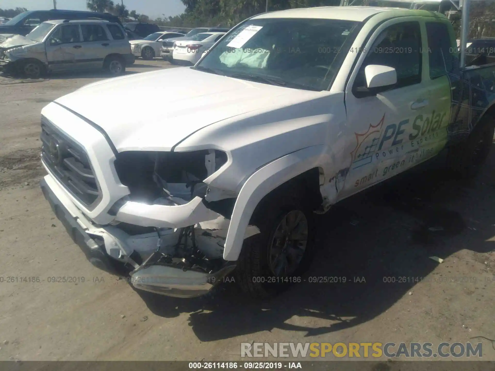 6 Photograph of a damaged car 5TFRZ5CN2KX073608 TOYOTA TACOMA 2019