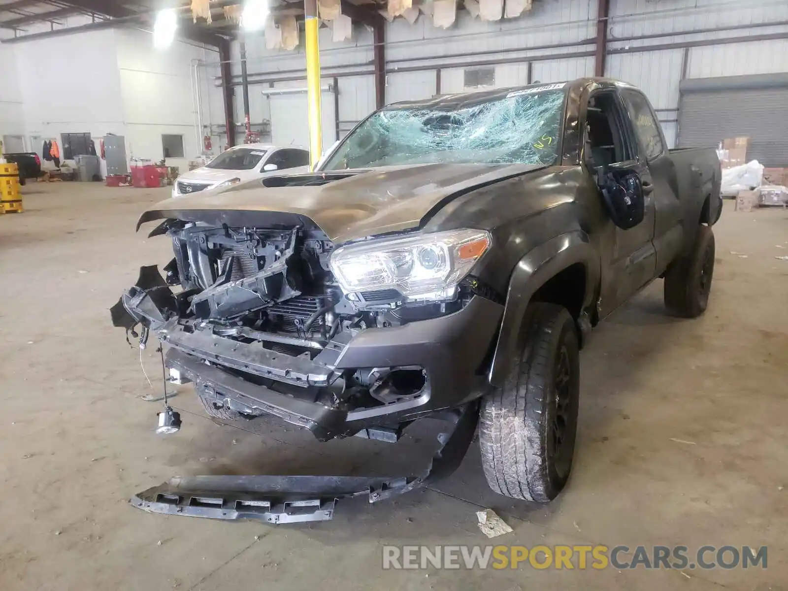 2 Photograph of a damaged car 5TFRZ5CN2KX074354 TOYOTA TACOMA 2019