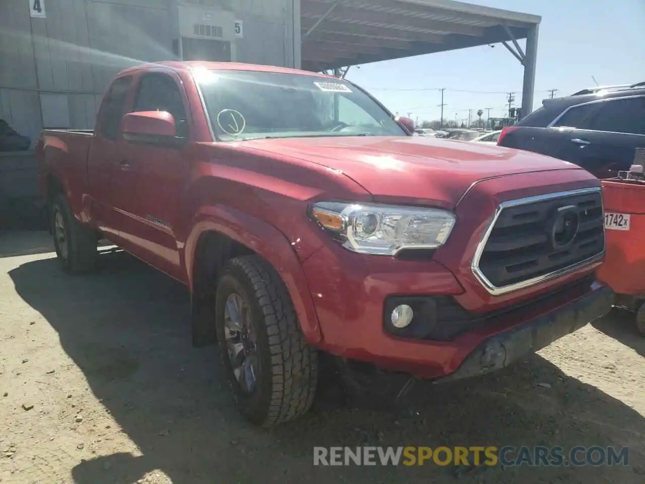 1 Photograph of a damaged car 5TFRZ5CN3KX073214 TOYOTA TACOMA 2019