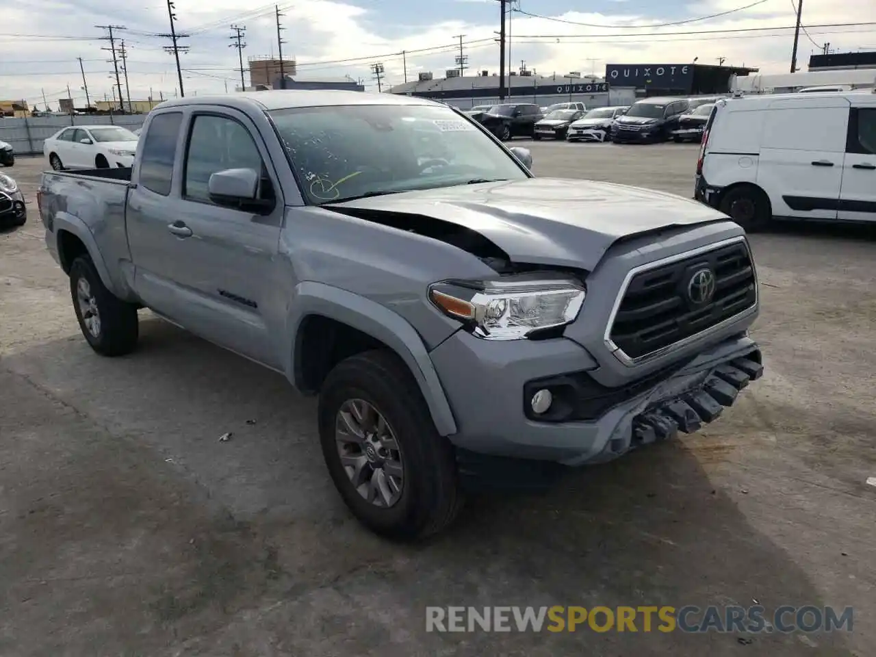 1 Photograph of a damaged car 5TFRZ5CN3KX073391 TOYOTA TACOMA 2019