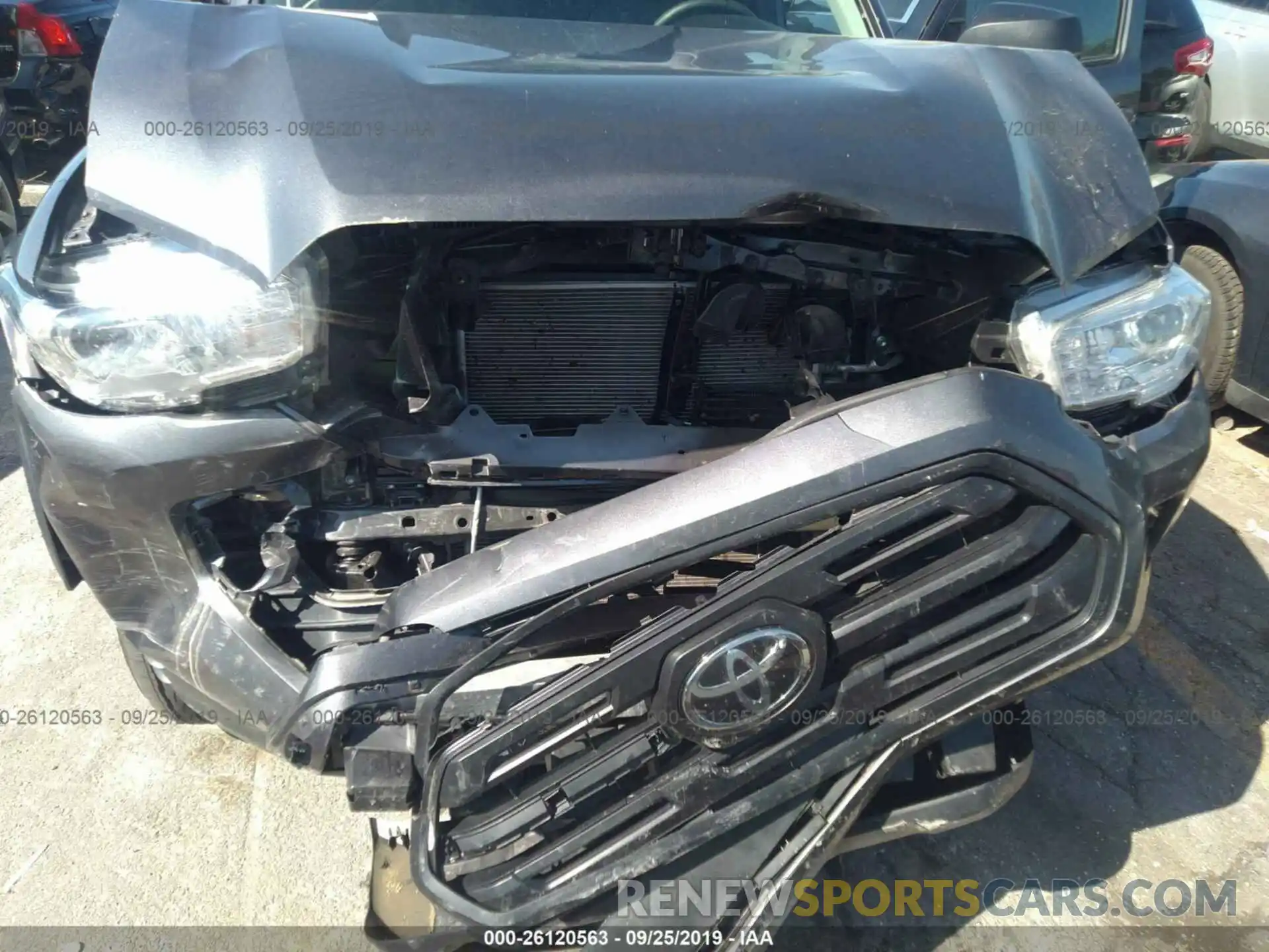 6 Фотография поврежденного автомобиля 5TFRZ5CN3KX074489 TOYOTA TACOMA 2019