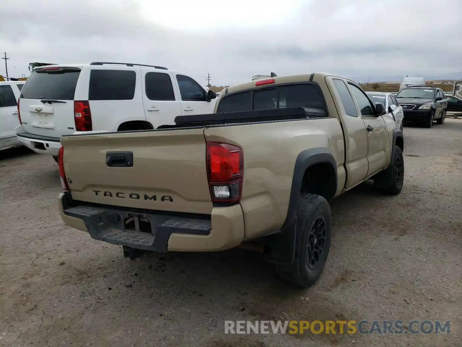 4 Photograph of a damaged car 5TFRZ5CN3KX085587 TOYOTA TACOMA 2019