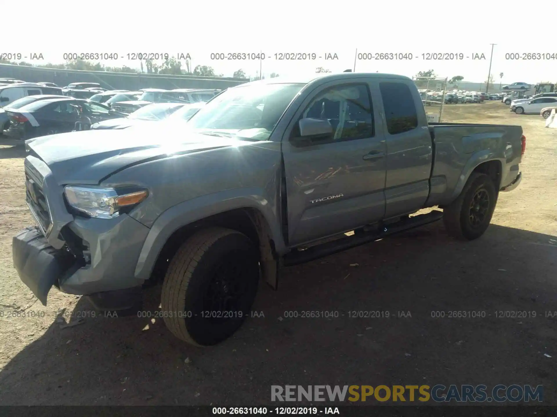 2 Фотография поврежденного автомобиля 5TFRZ5CN4KX074243 TOYOTA TACOMA 2019