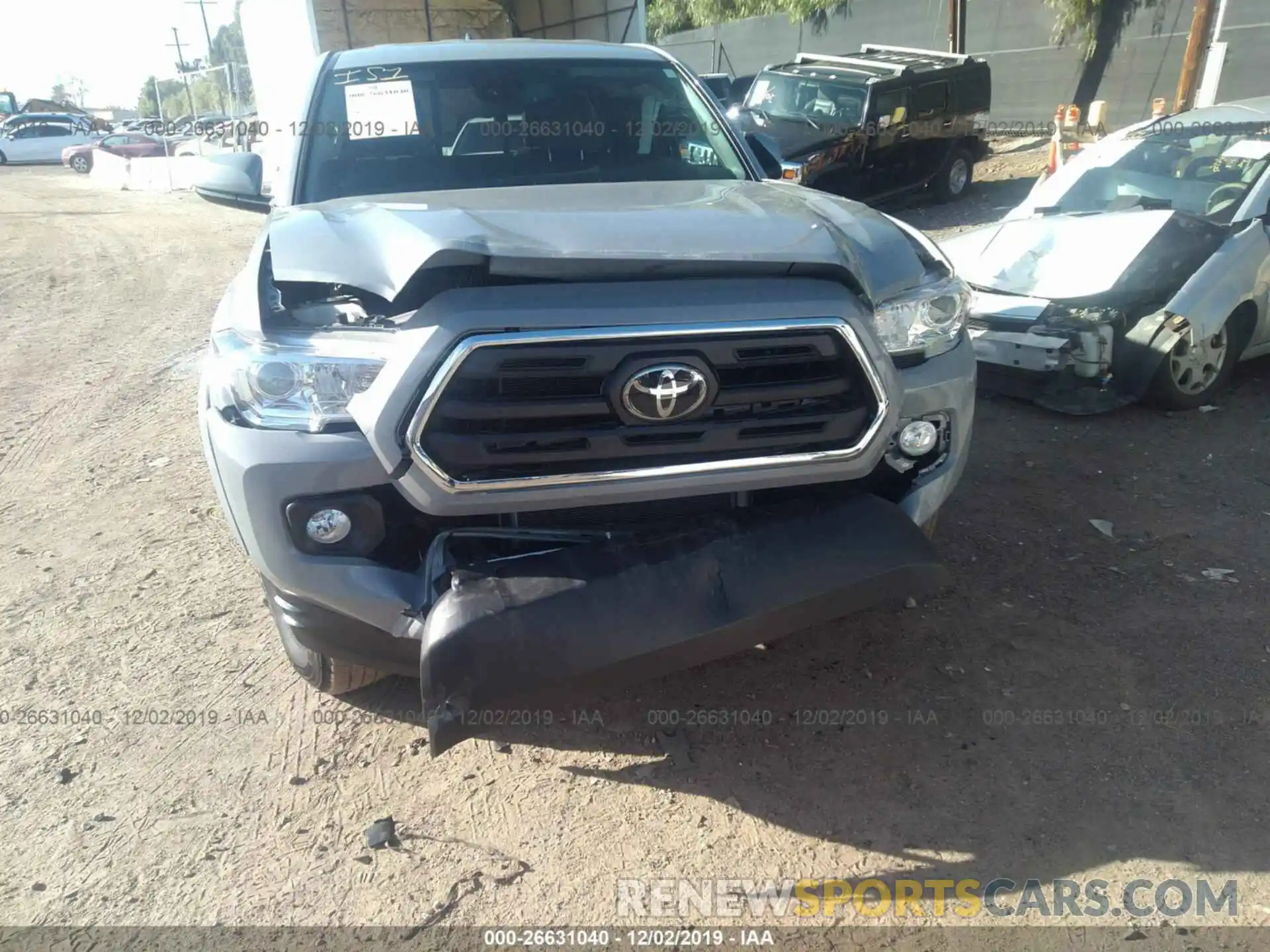 6 Фотография поврежденного автомобиля 5TFRZ5CN4KX074243 TOYOTA TACOMA 2019