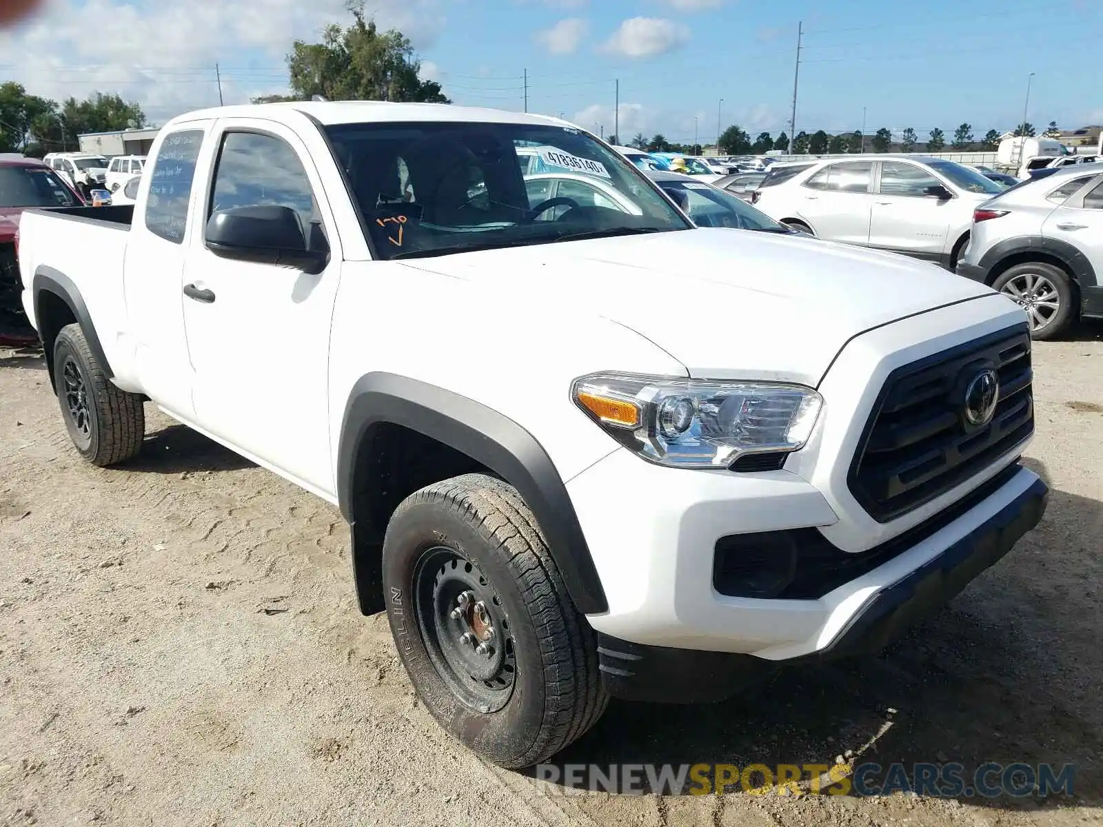 1 Photograph of a damaged car 5TFRZ5CN5KX072226 TOYOTA TACOMA 2019