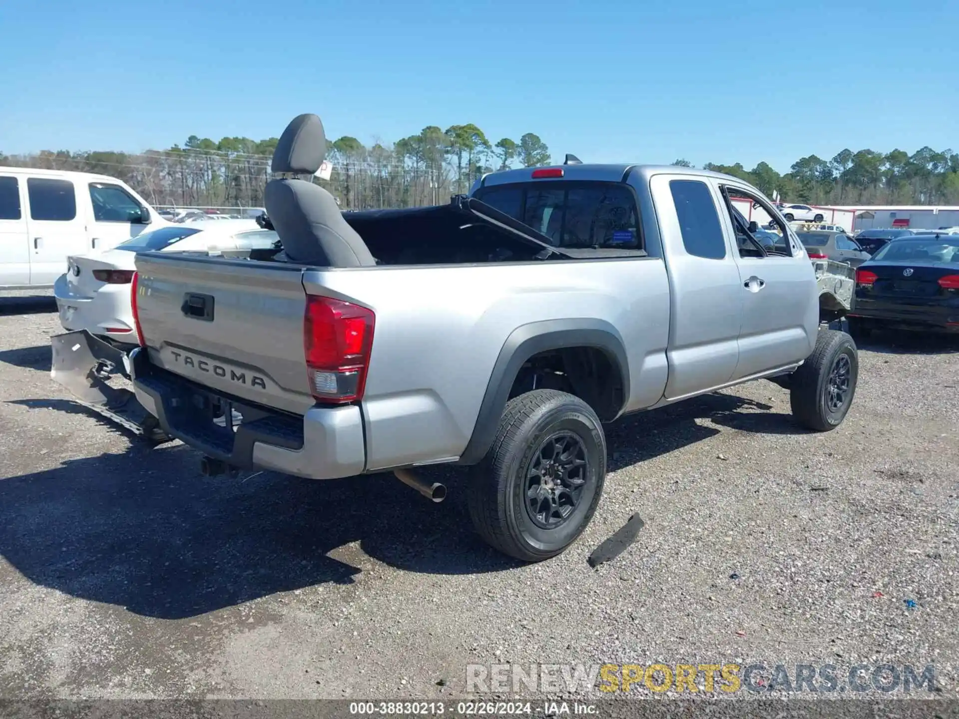 4 Photograph of a damaged car 5TFRZ5CN5KX080956 TOYOTA TACOMA 2019