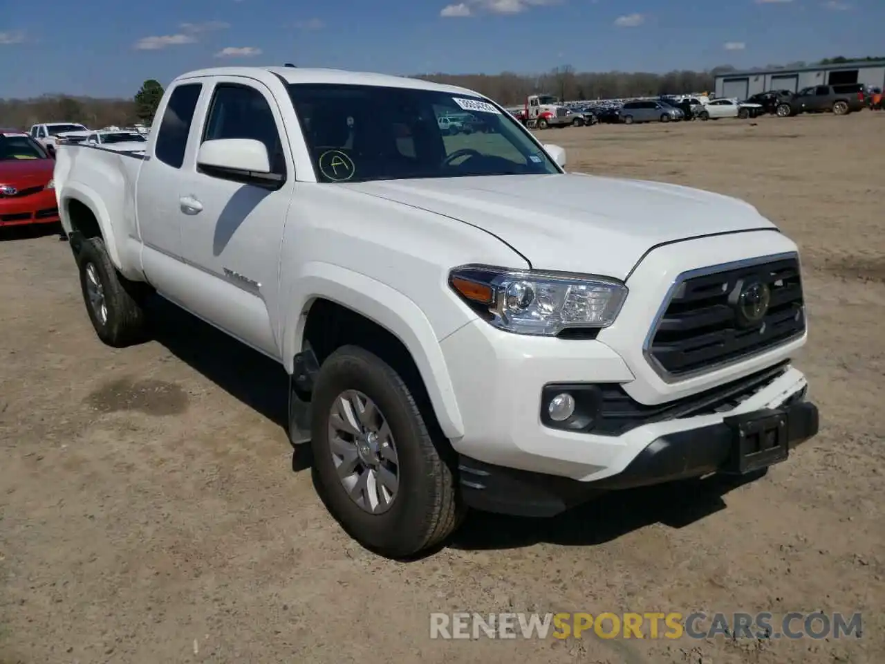 1 Photograph of a damaged car 5TFRZ5CN5KX086143 TOYOTA TACOMA 2019