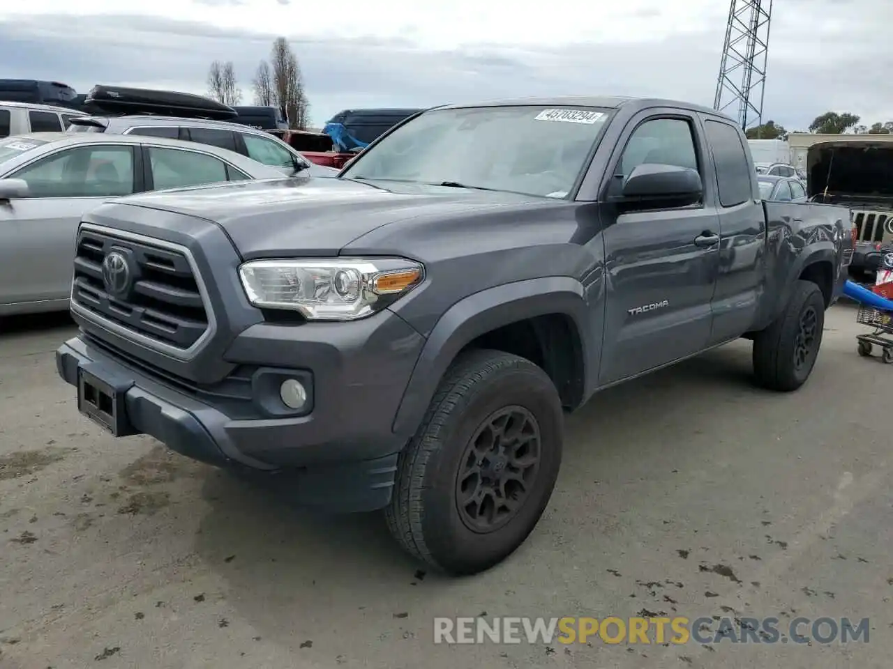 1 Photograph of a damaged car 5TFRZ5CN5KX086305 TOYOTA TACOMA 2019