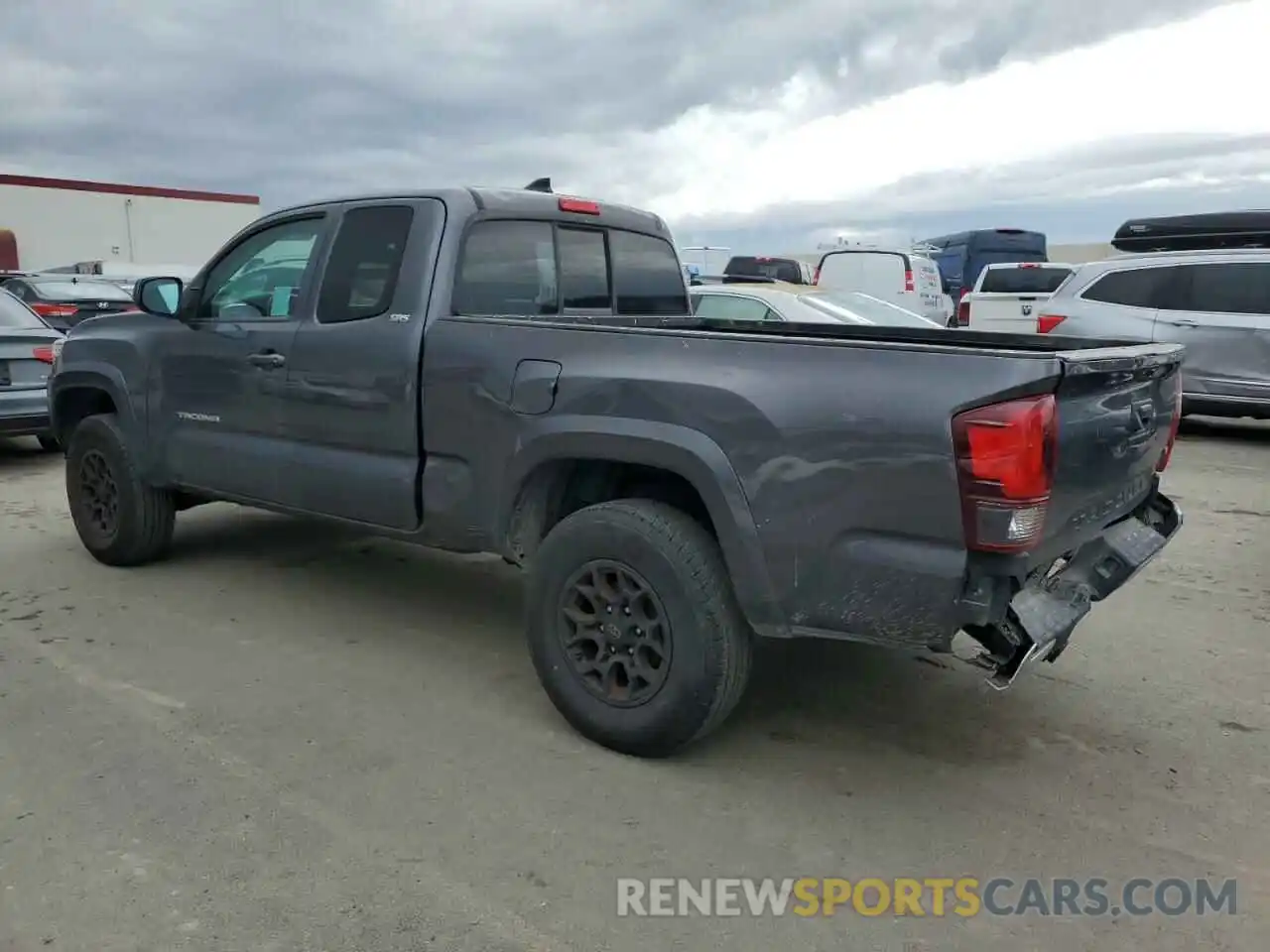 2 Photograph of a damaged car 5TFRZ5CN5KX086305 TOYOTA TACOMA 2019